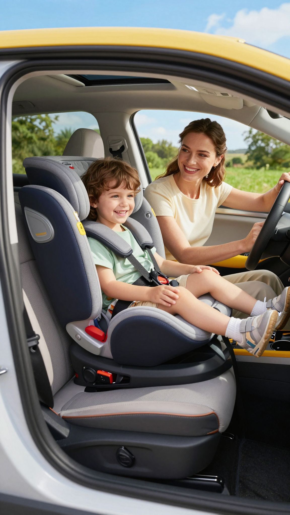 Az ISOFIX rendszer növeli a gyerekek biztonságát autózáskor.