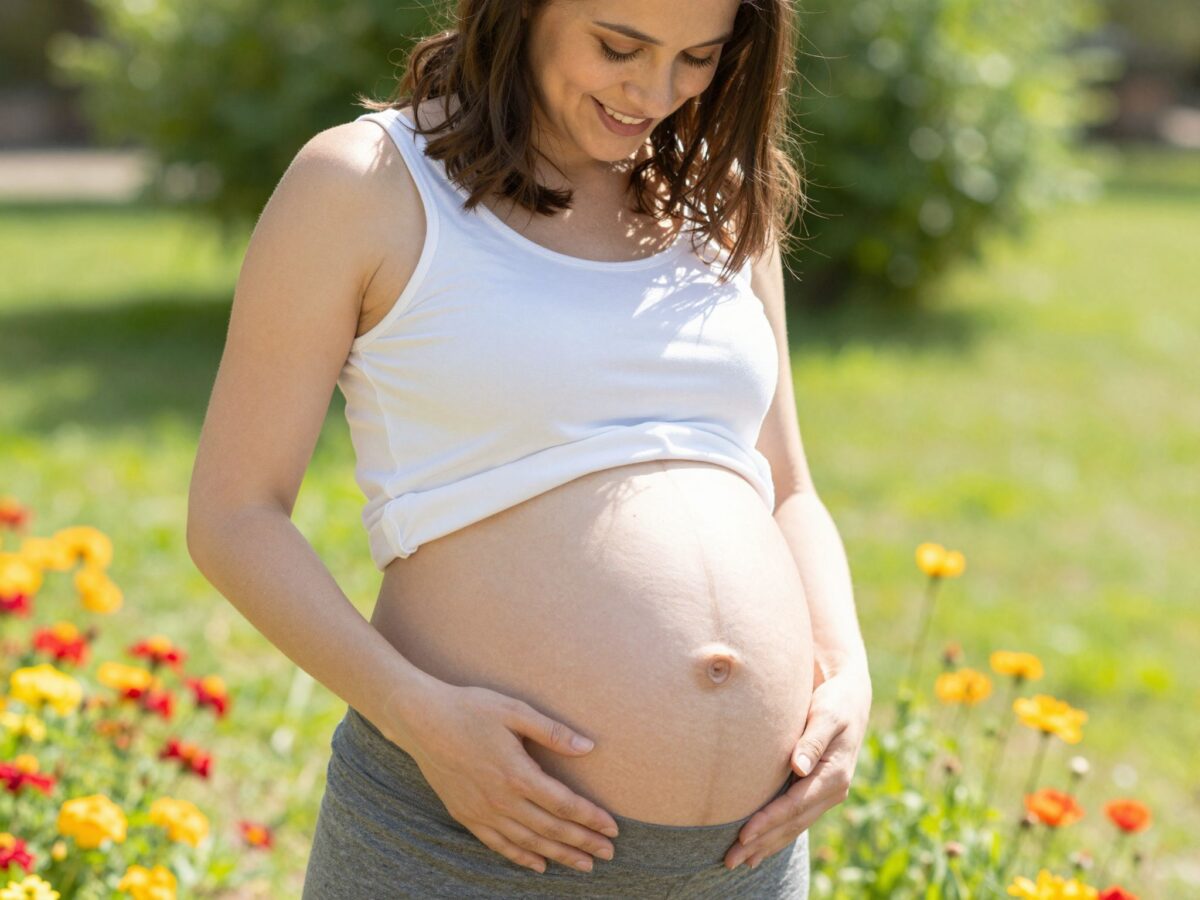 A terhességi csík, vagyis a linea nigra: minden, amit erről a furcsa jelenségről tudni kell