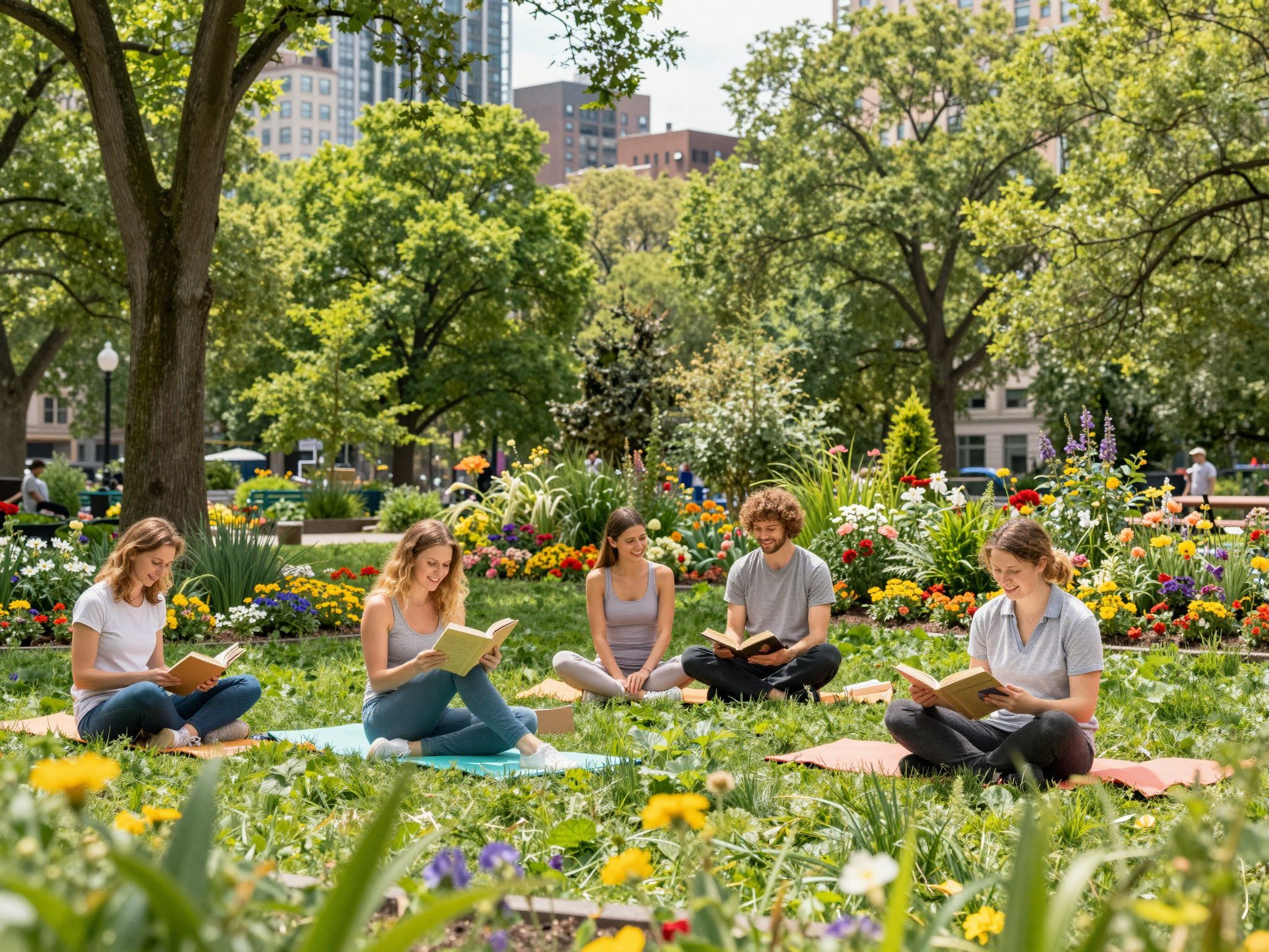 A természet csodás stresszoldó hatással bír a városban.