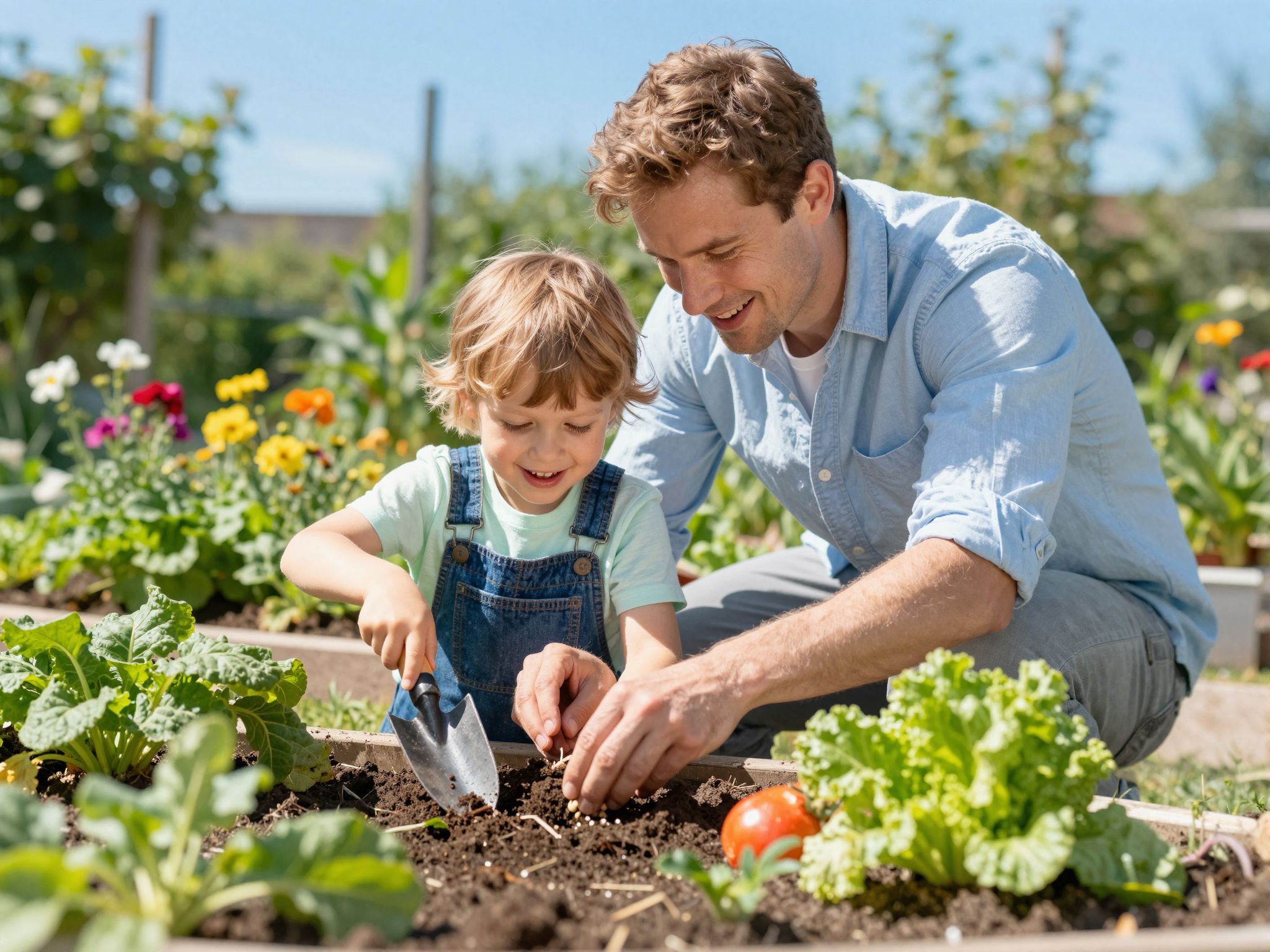 A közös kertészkedés serkenti a gyerekek étvágyát!