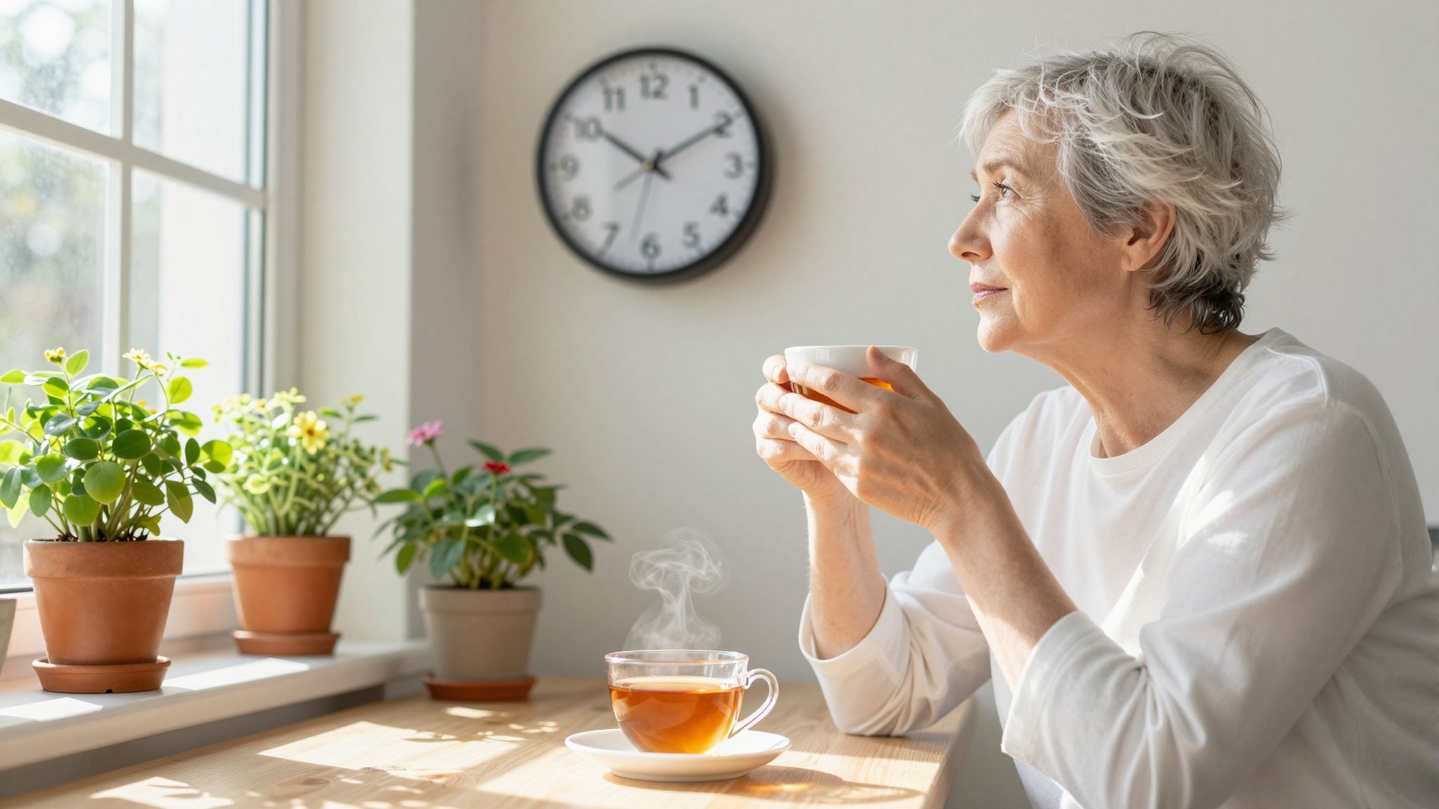 A természetes fény segít szabályozni a cirkadián ritmust.