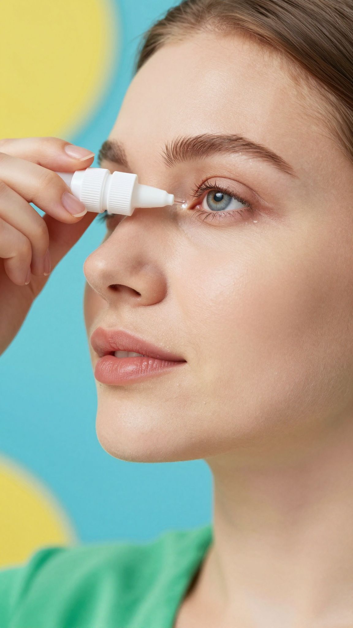 A kötőhártyazsák pontos célzása növeli a cseppek hatékonyságát.