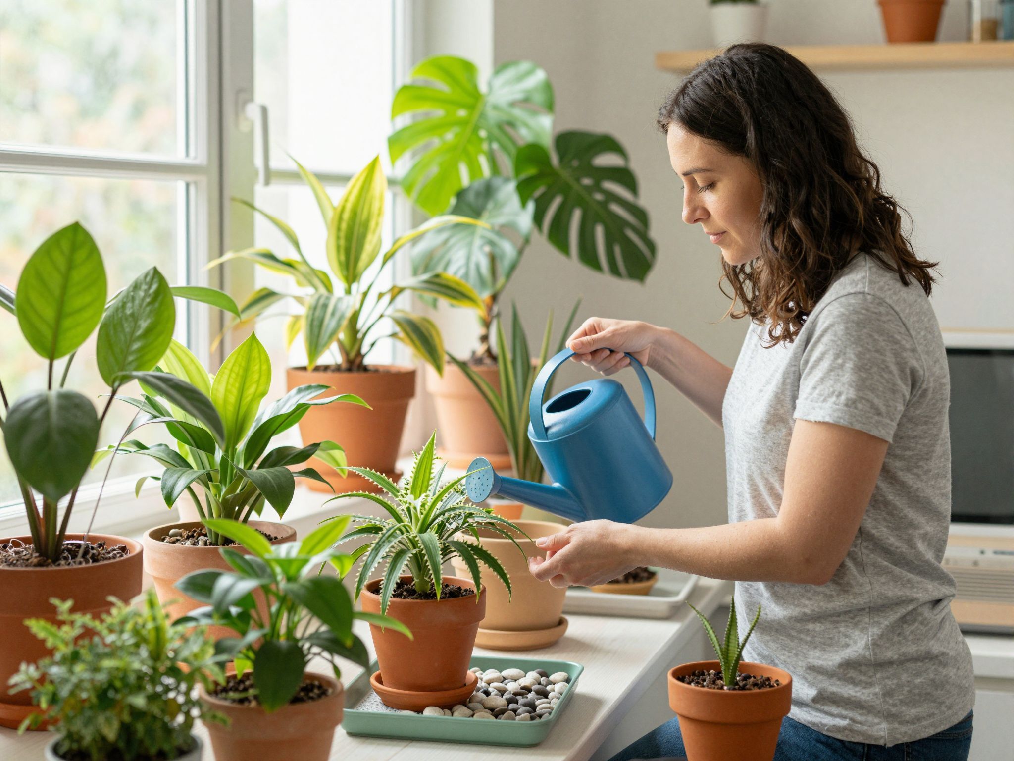 Az agyaggolyók segítik a növények vízellátását és levegőzését.