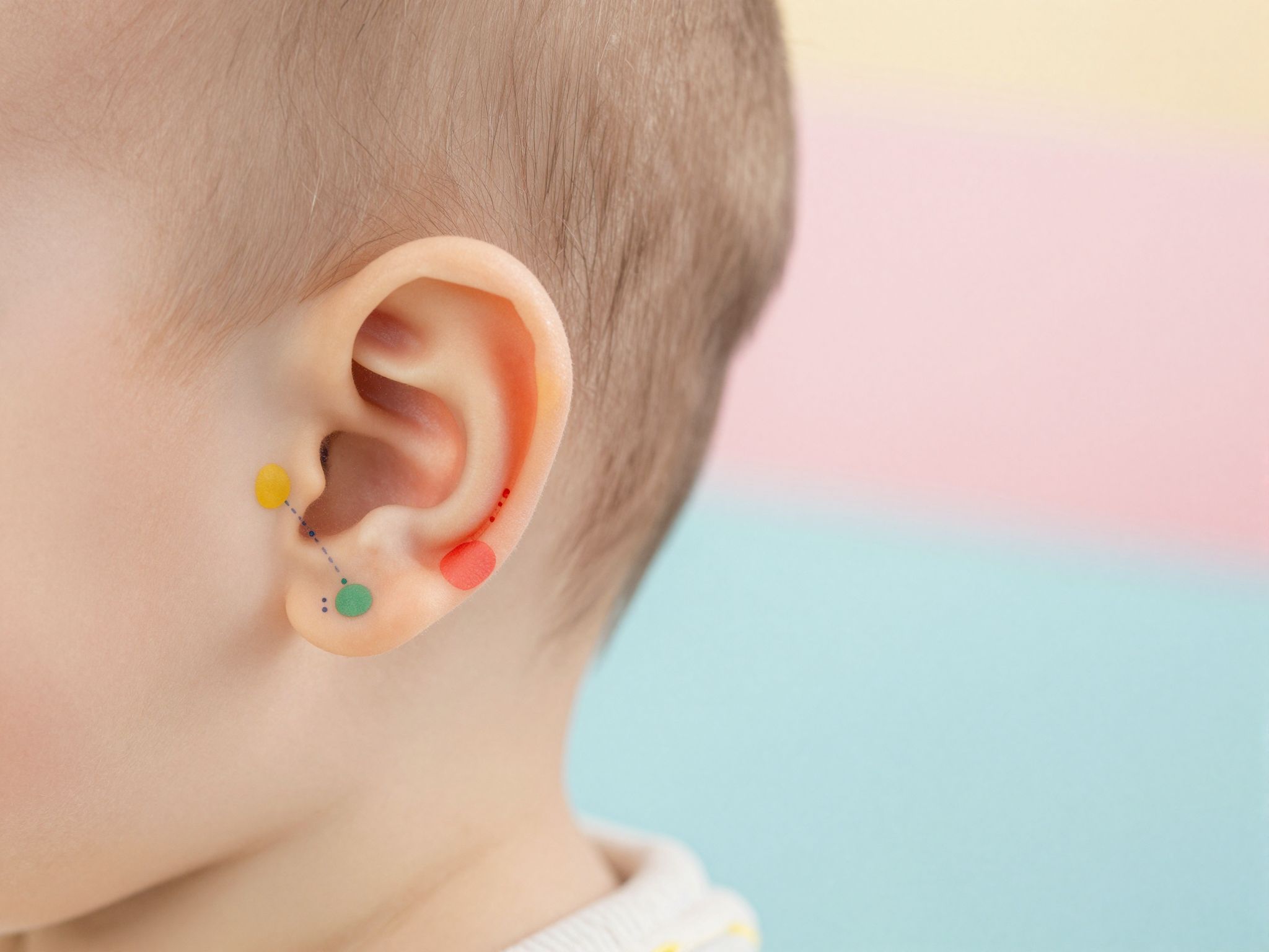 A fül akupunktúrás pontjai segíthetnek a fájdalomcsillapításban.