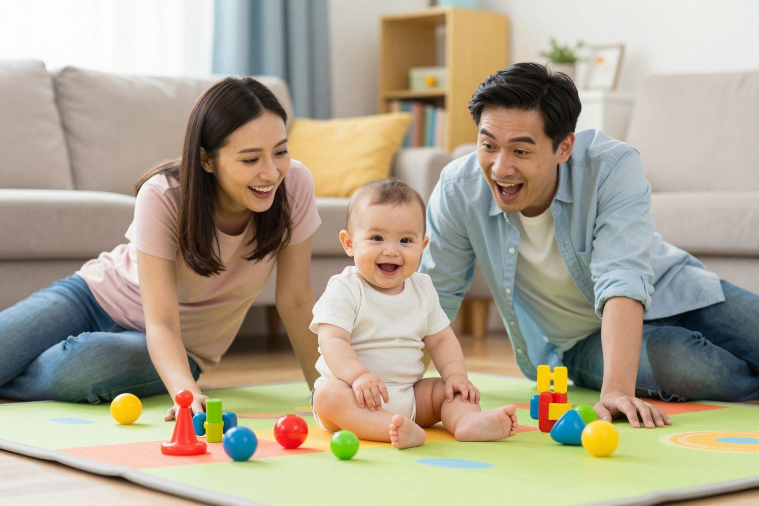 A baba könnyen észleli szülei érzelmi szükségleteit.