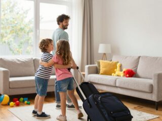 Amikor apa elutazik: hogyan birkózz meg egyedül a gyerekekkel?