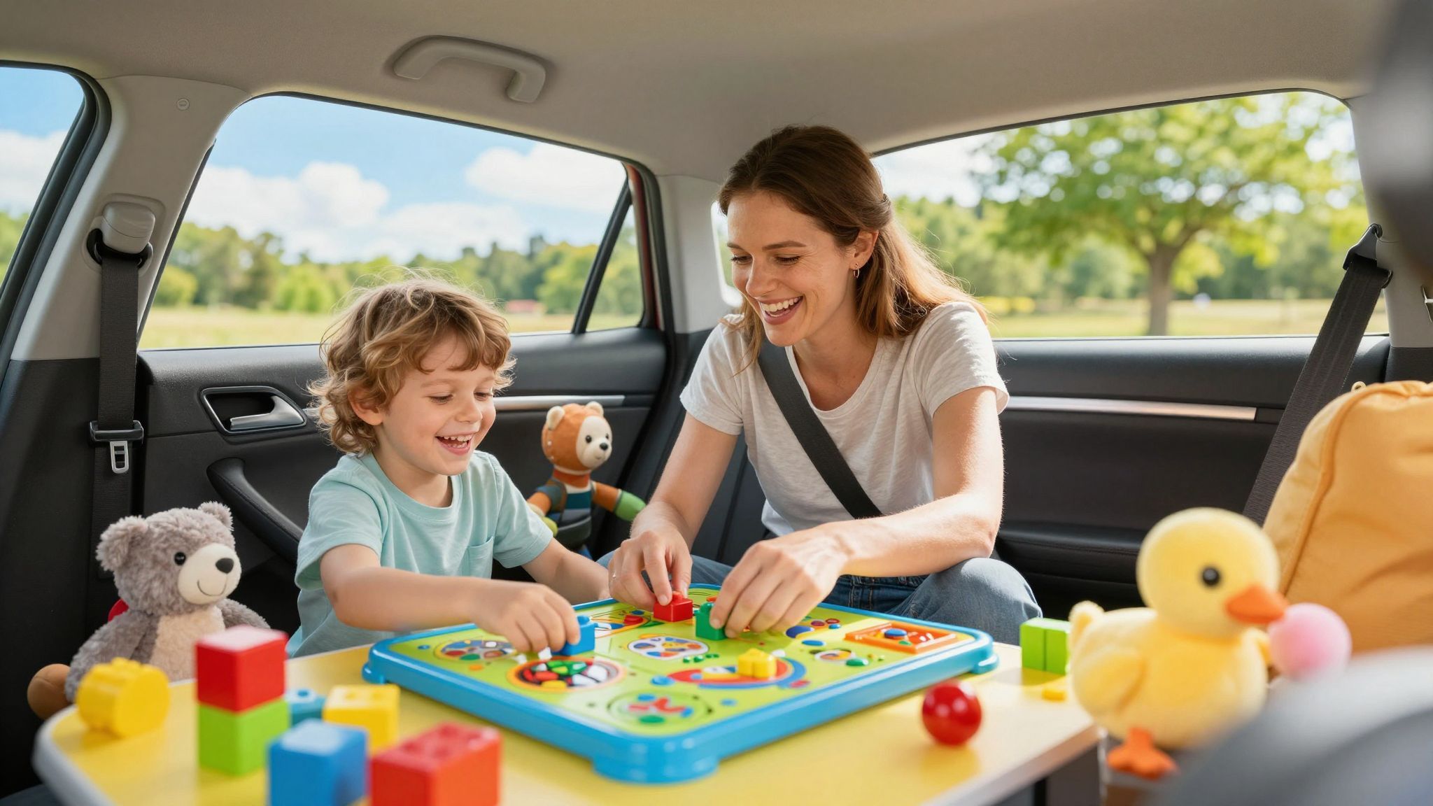 A gyerekek figyelmének lekötése segít a stressz csökkentésében.