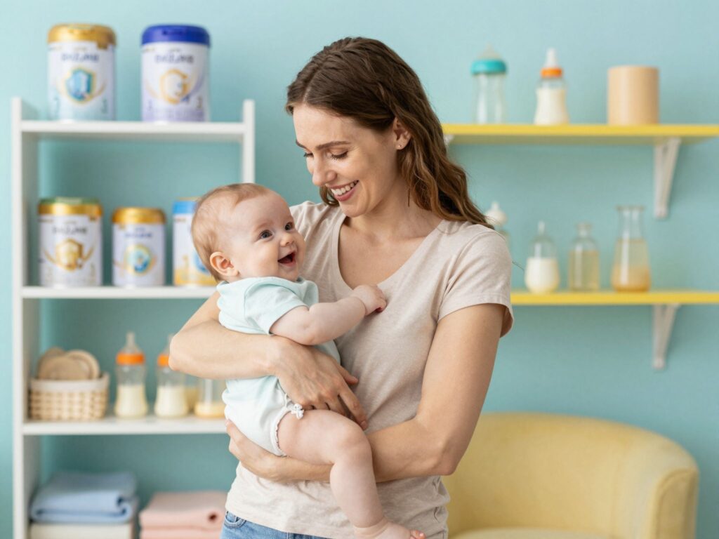 Anyatej vagy tápszer: mennyi a napi szükséges mennyiség a baba számára?