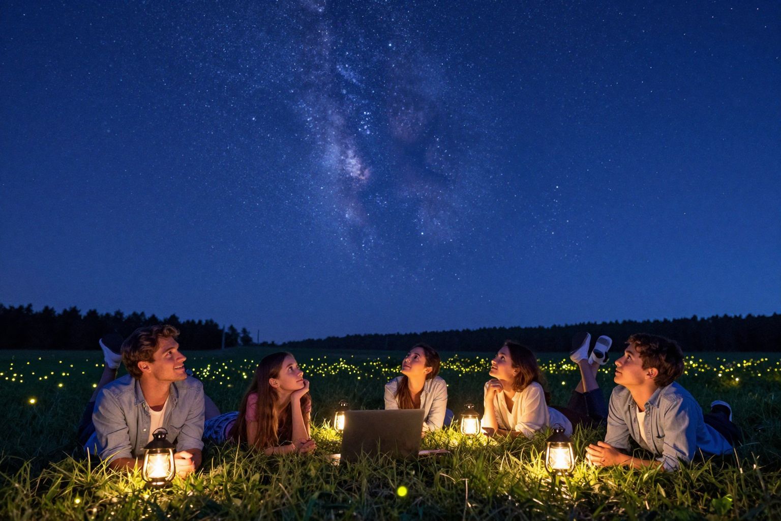 Augusztusi éjszakák varázsa a csillagokkal népesített ég alatt.