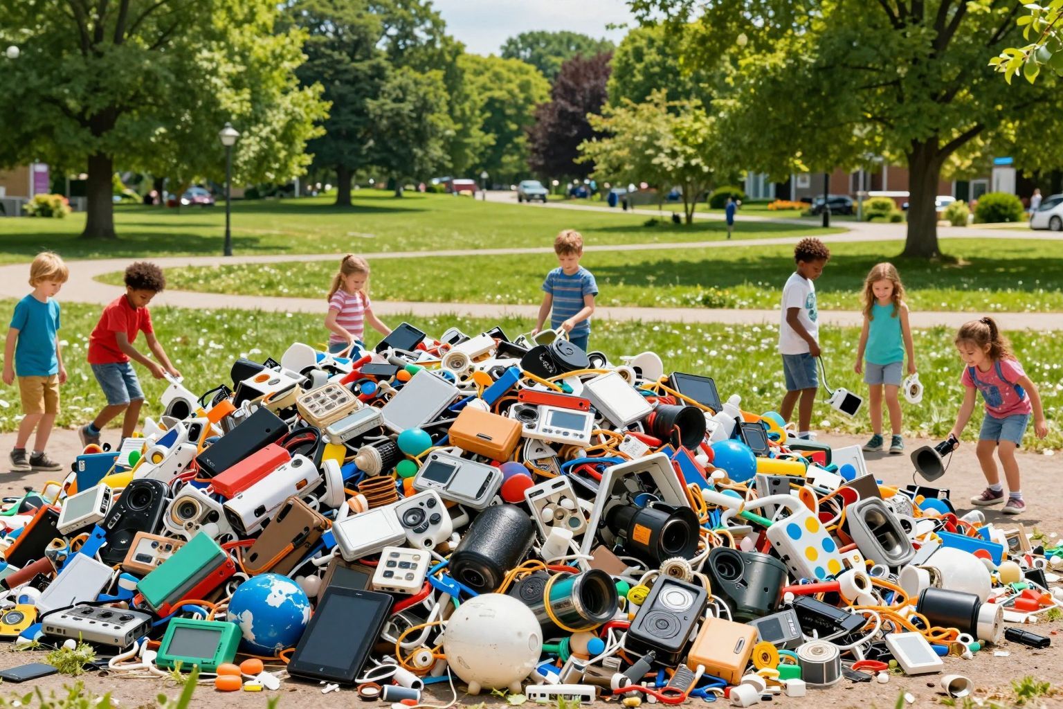 Az e-hulladék veszélyezi a gyermekek egészségét világszerte.