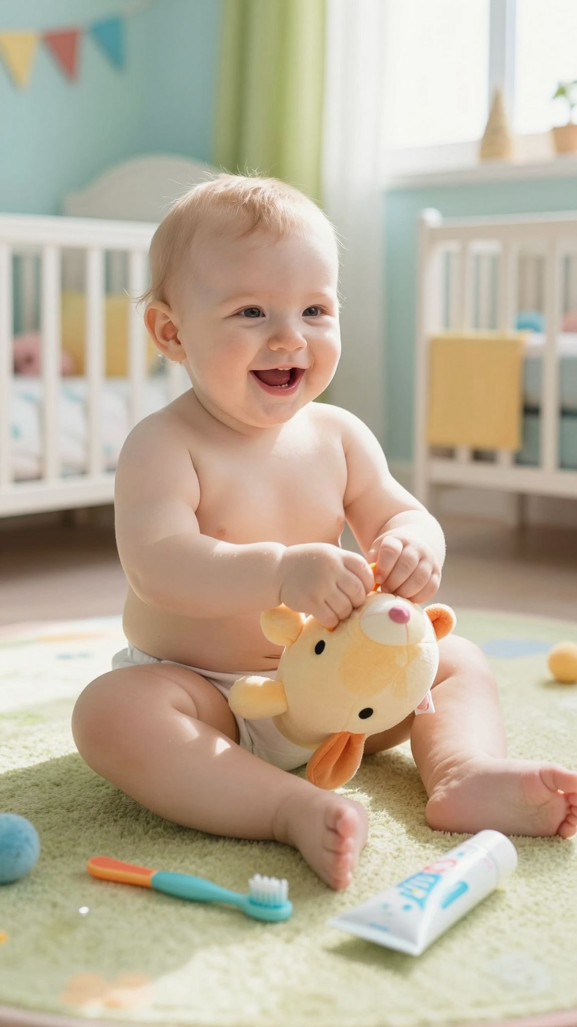 Az első fogak ápolása már korán elkezdődik.