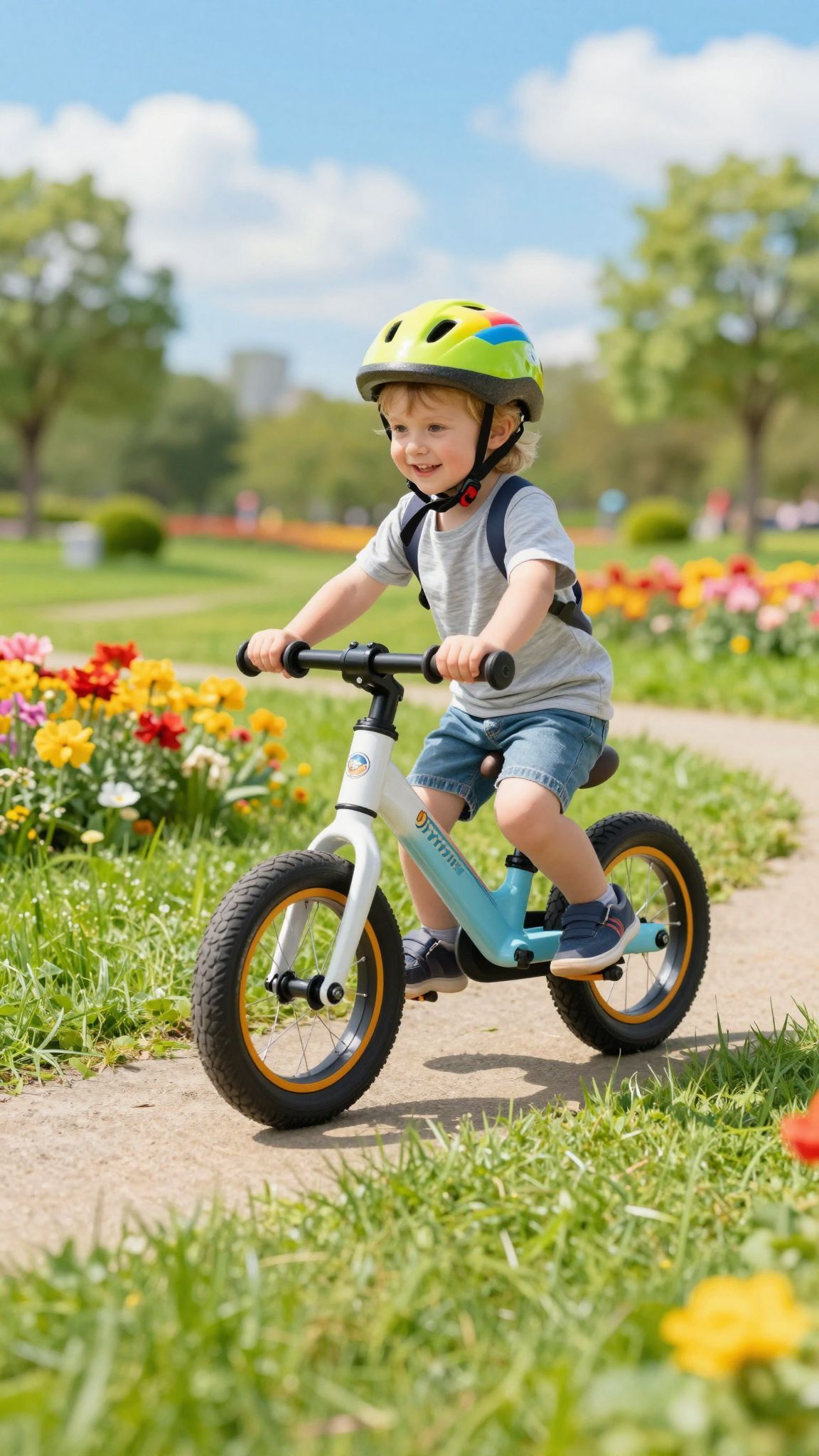 A pedál nélküli gurulás segít a stabilitás fejlesztésében.