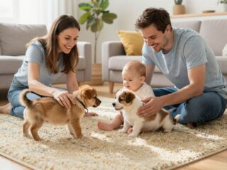 Az első találkozás: lépésről lépésre útmutató a baba és a kutya békés bemutatásához