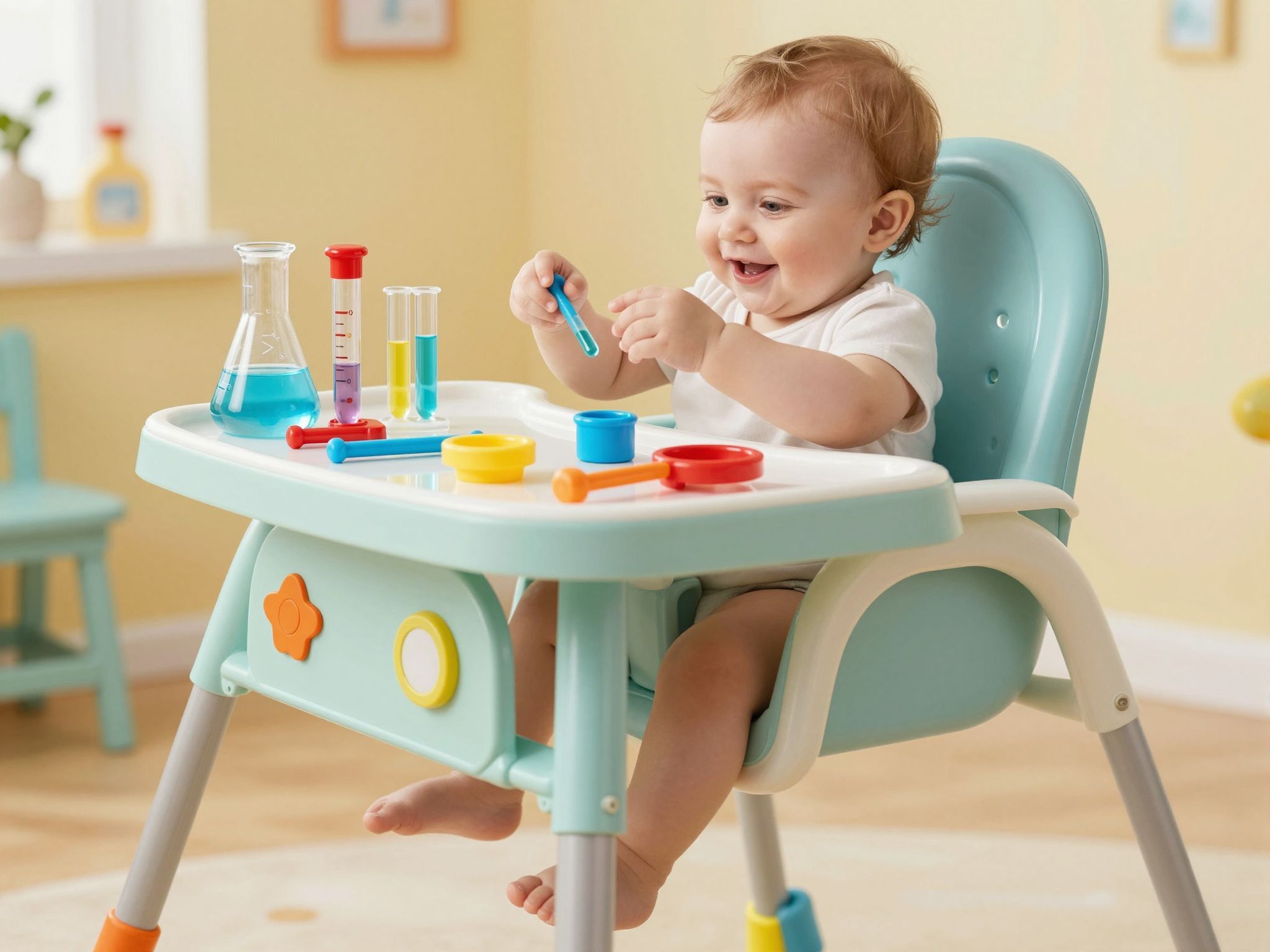 Az etetőszék a kreativitás első felfedezőhelye lehet.