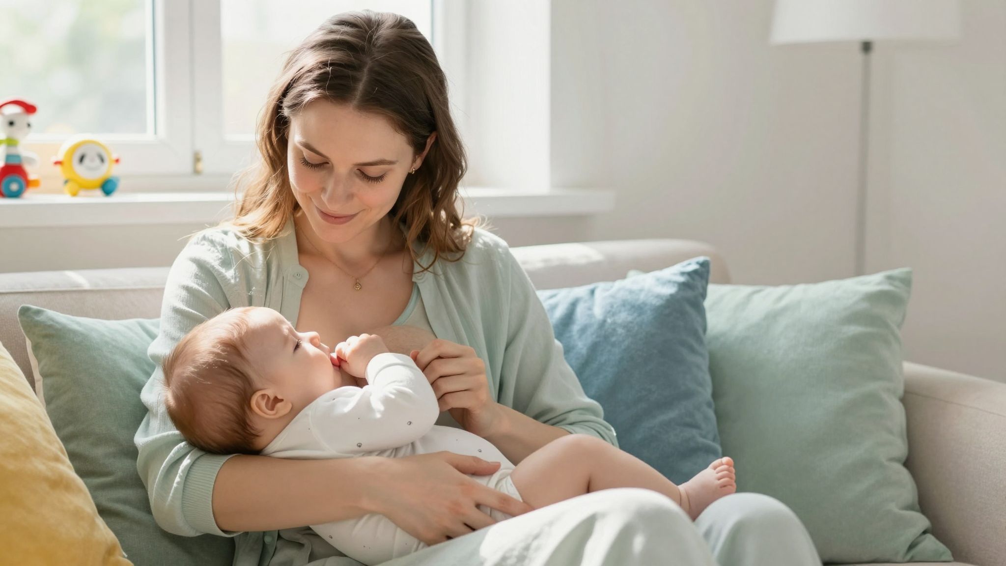 A szoptatás segíti az idegrendszeri fejlődést és érzékelést.