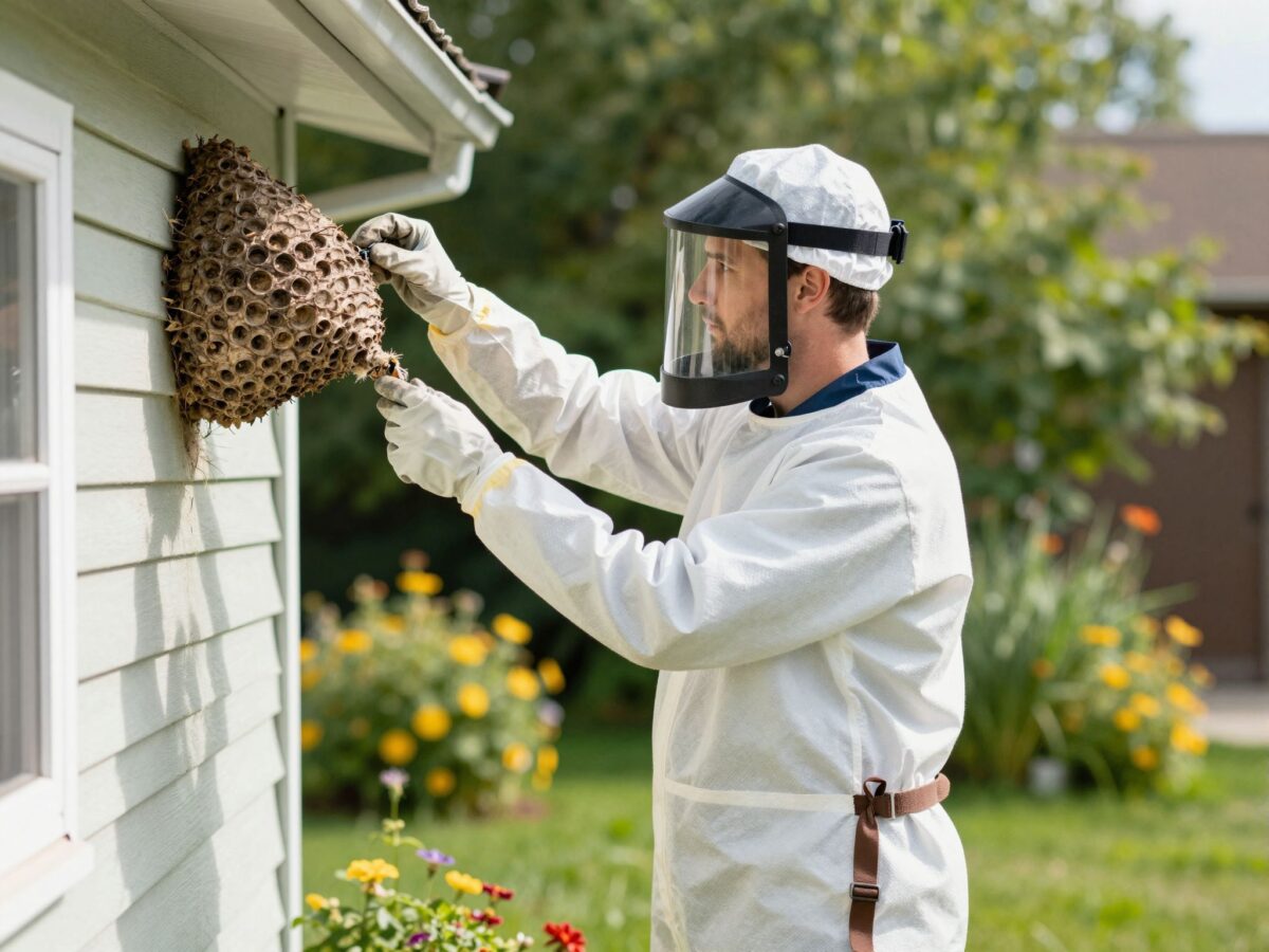 Biztonságos módszerek a darázsfészek eltávolítására az otthonunk közeléből