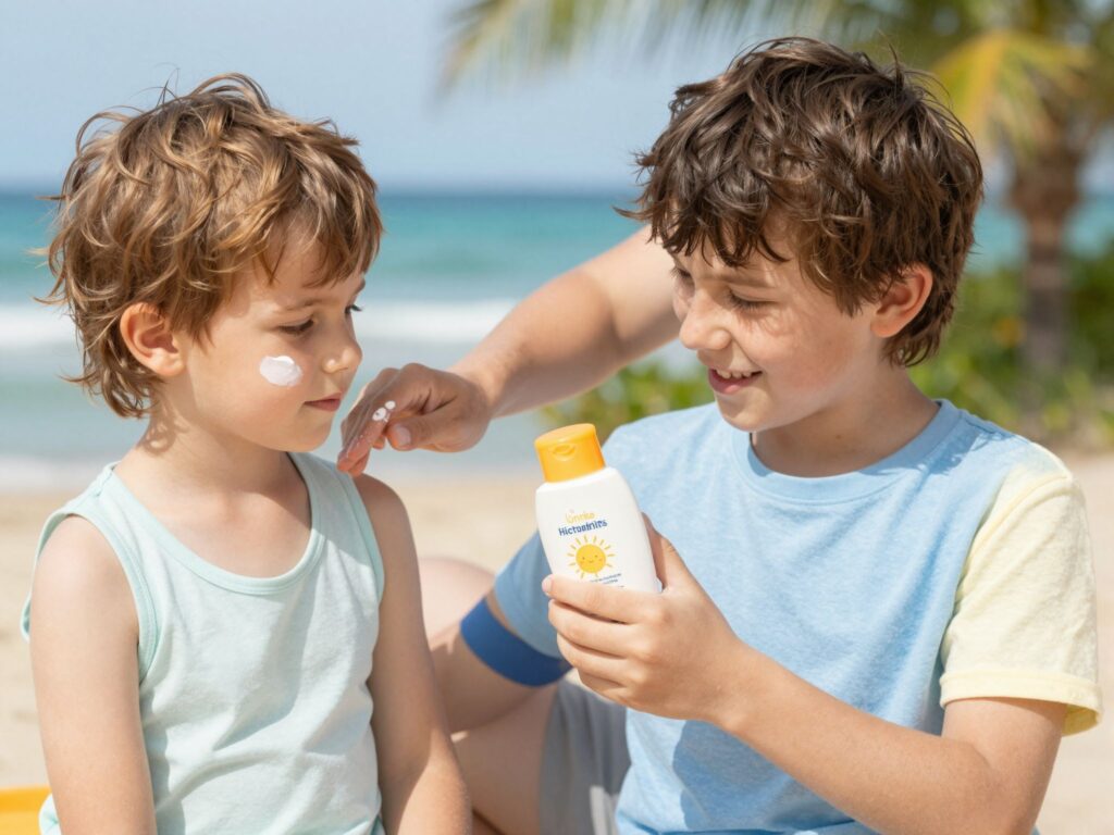 Felnőtt és gyerek naptejek közötti különbségek: miért fontos a megfelelő választás?