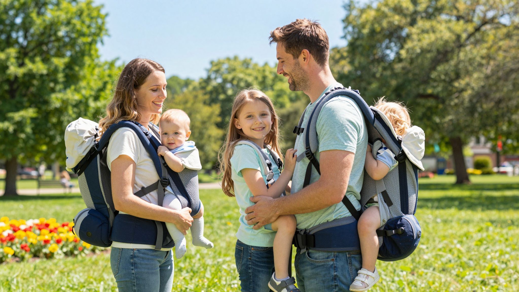 A helyes pozíció kulcs a babahordozás biztonságához.