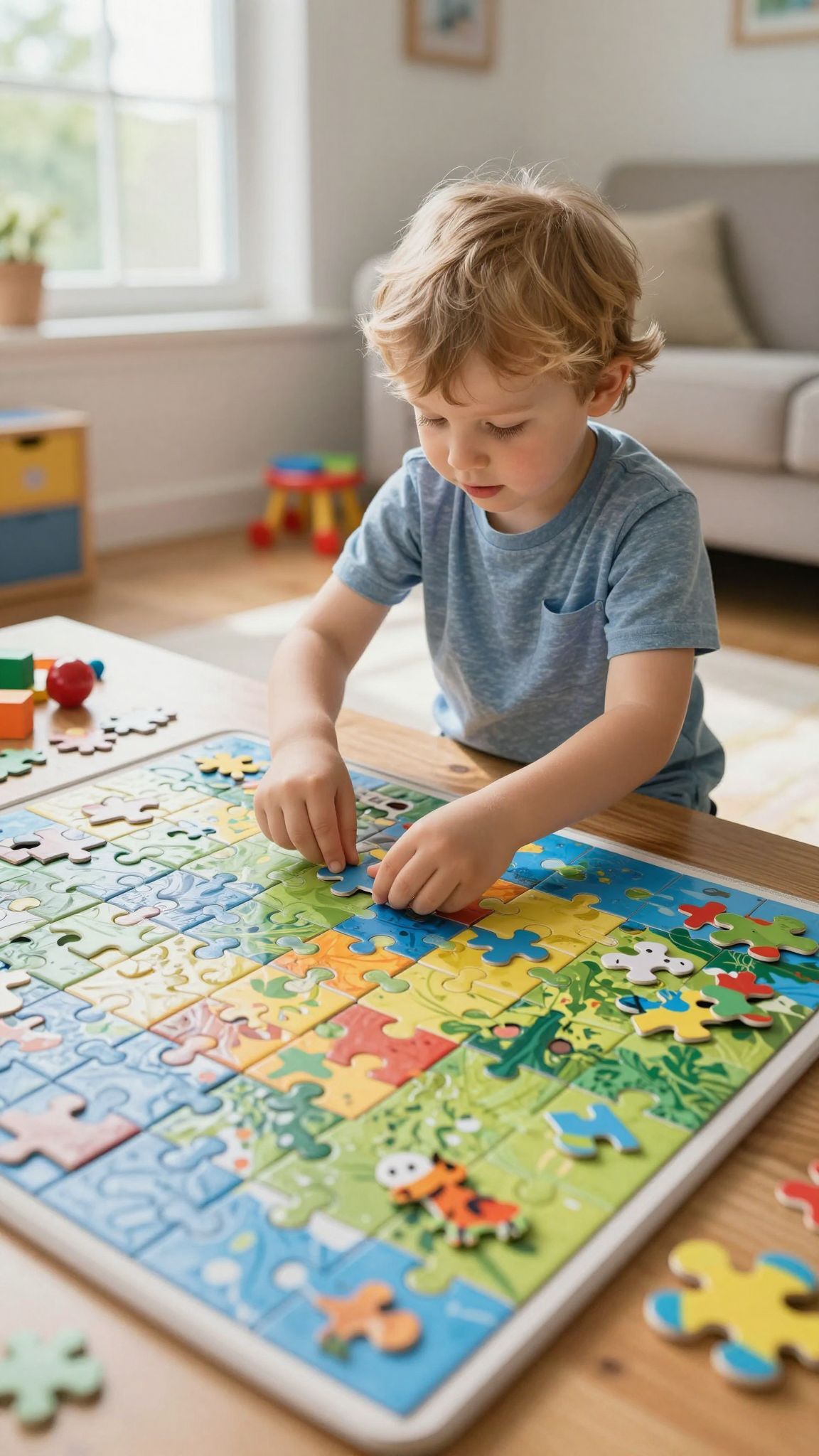 A kirakózás javítja a gyerekek problémamegoldó képességét.