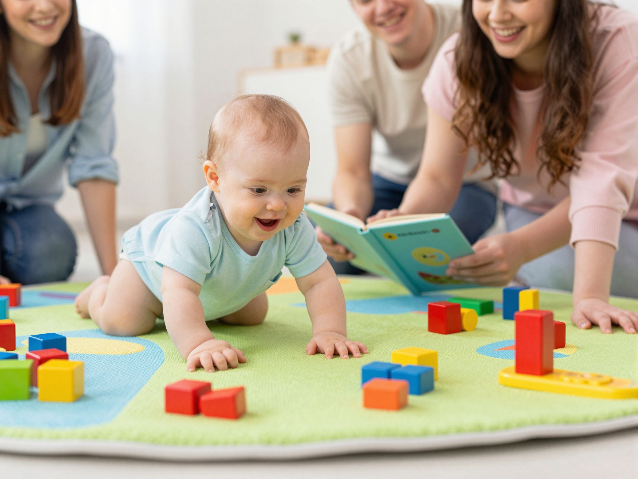 A korai fejlesztés javítja a Down-szindrómás babák eredményeit.