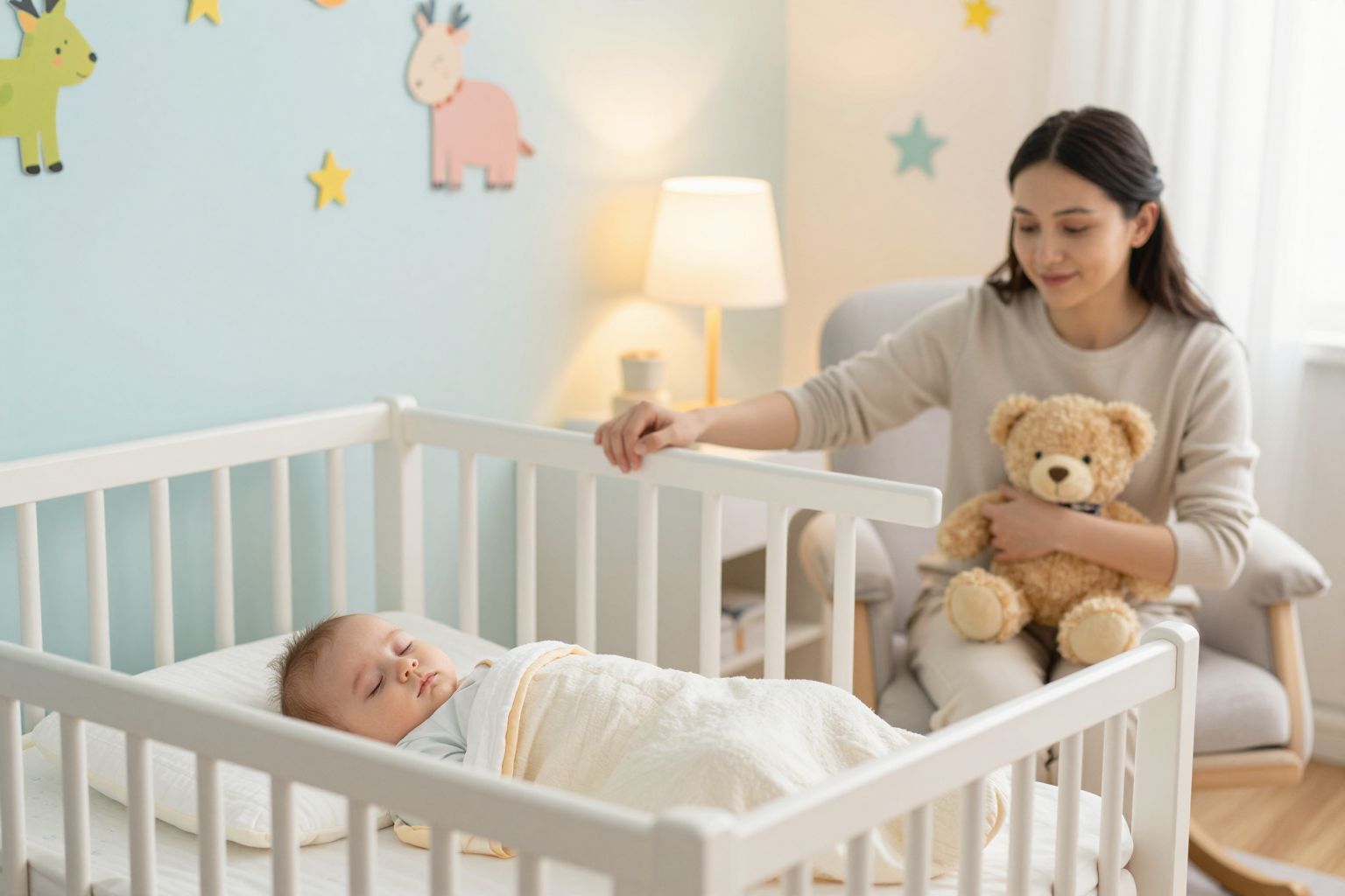 A kíméletes alvástréning segít a baba nyugodt éjszakában.