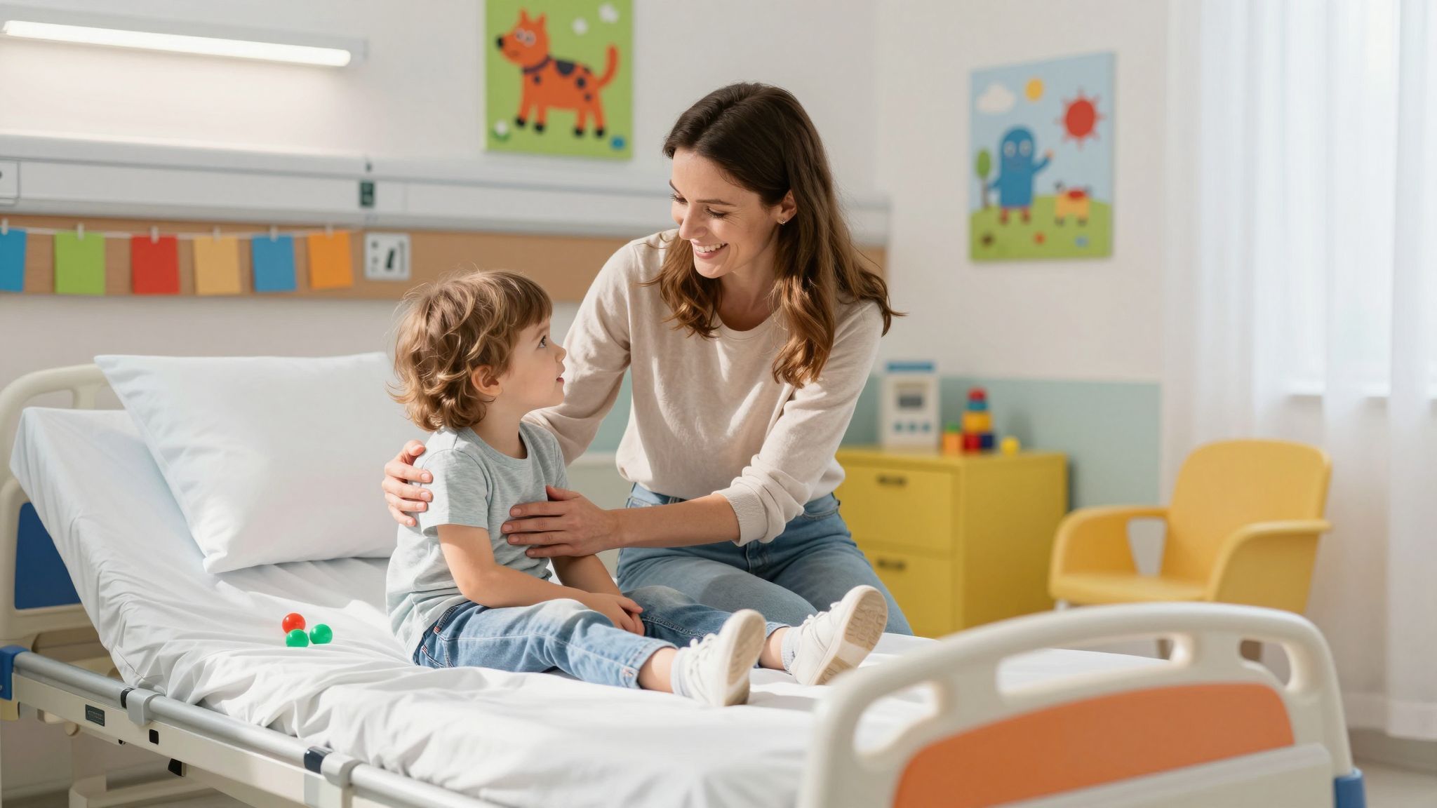 Kórházi látogatáskor mindig tiszteletben kell tartani a magánéletet.