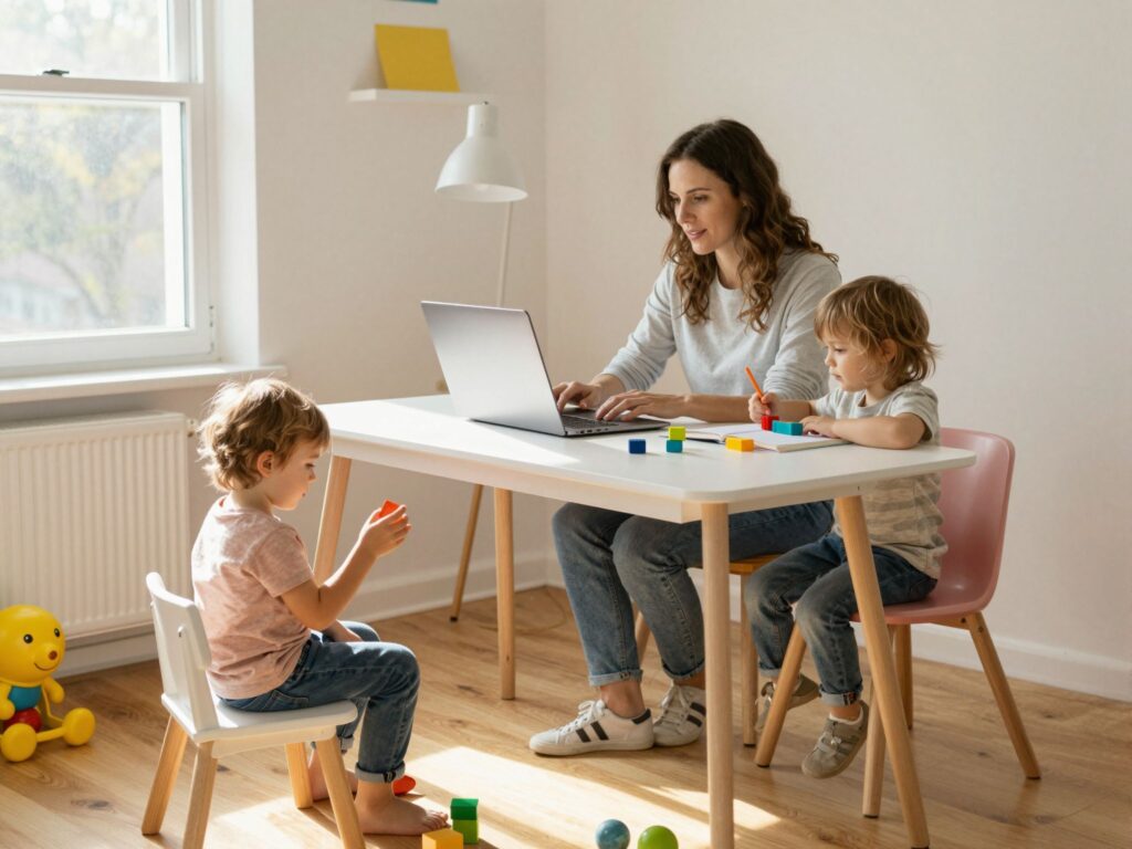 Hogyan dolgozz otthonról, ha a gyerekek is otthon vannak? Bevált tippek szülőknek