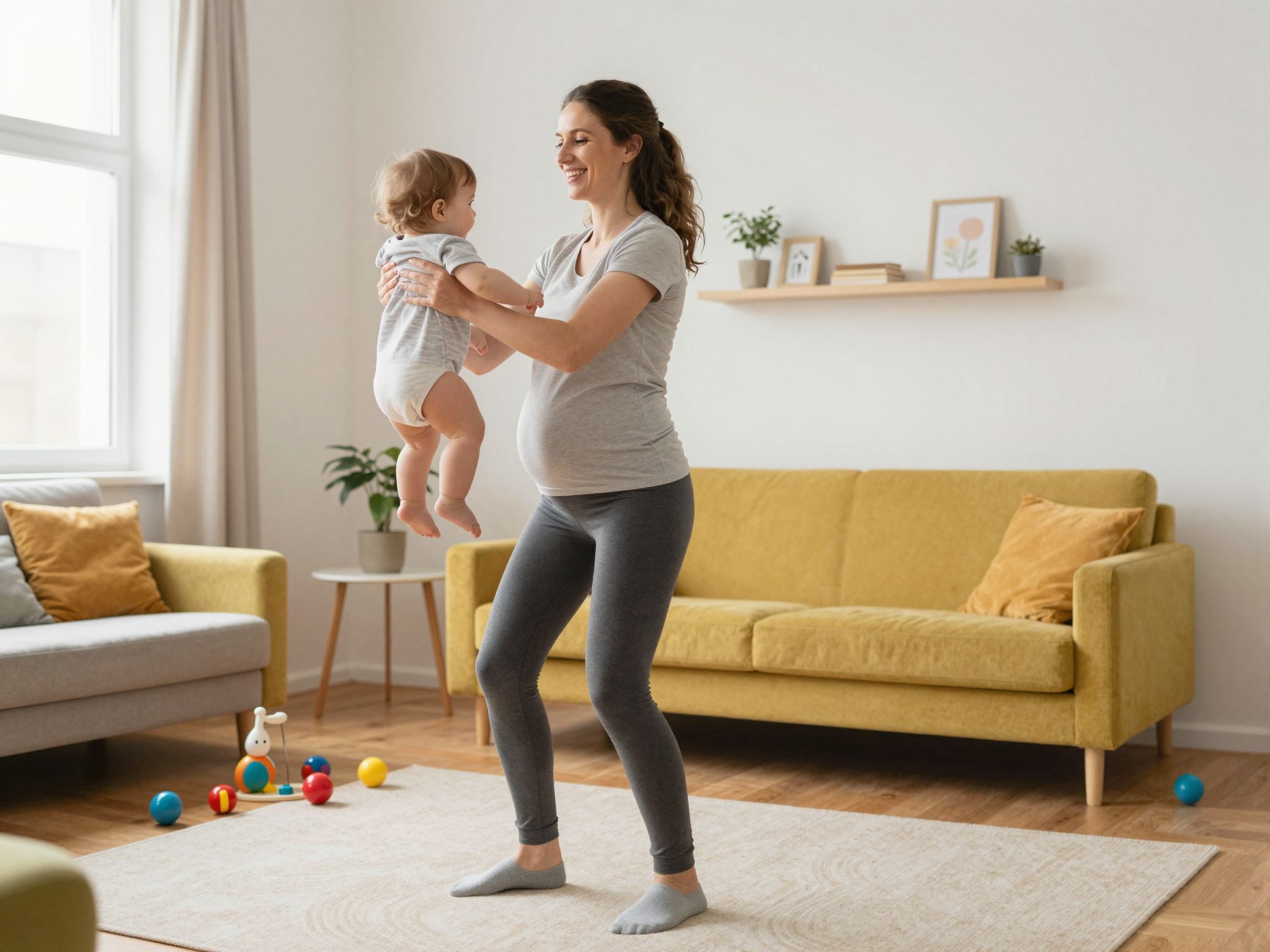 Terhesen mindig hajlítsd be a térded emeléskor.