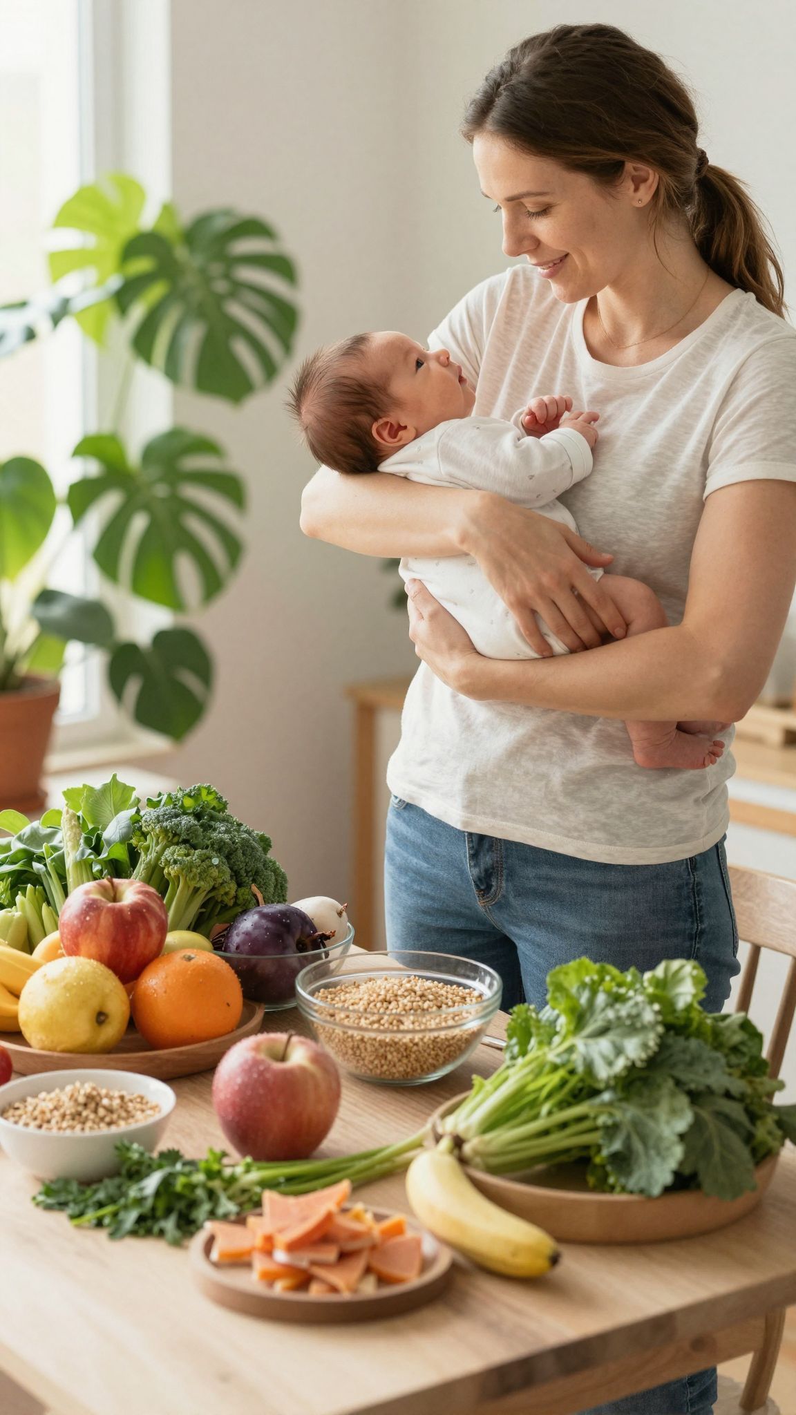 A szoptatás során is figyelj a vegán táplálkozásra!