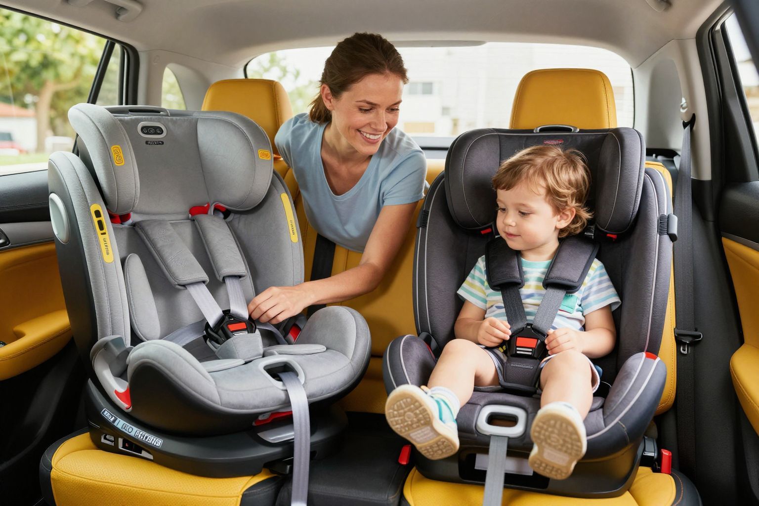 Az ISOFIX gyorsabb és stabilabb rögzítést biztosít.