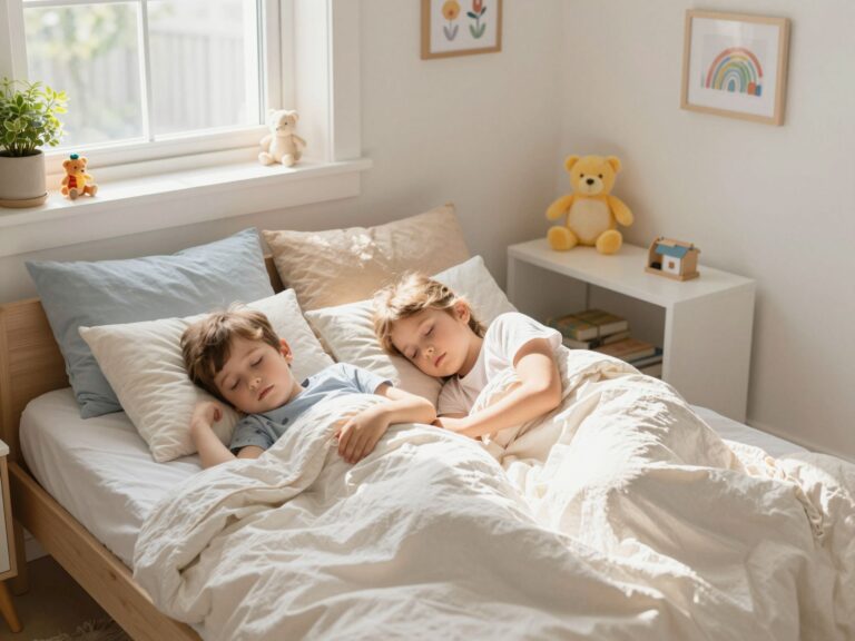 Jön a tesó, és ti együtt alszotok? Így működhet a családi ágy két gyerekkel