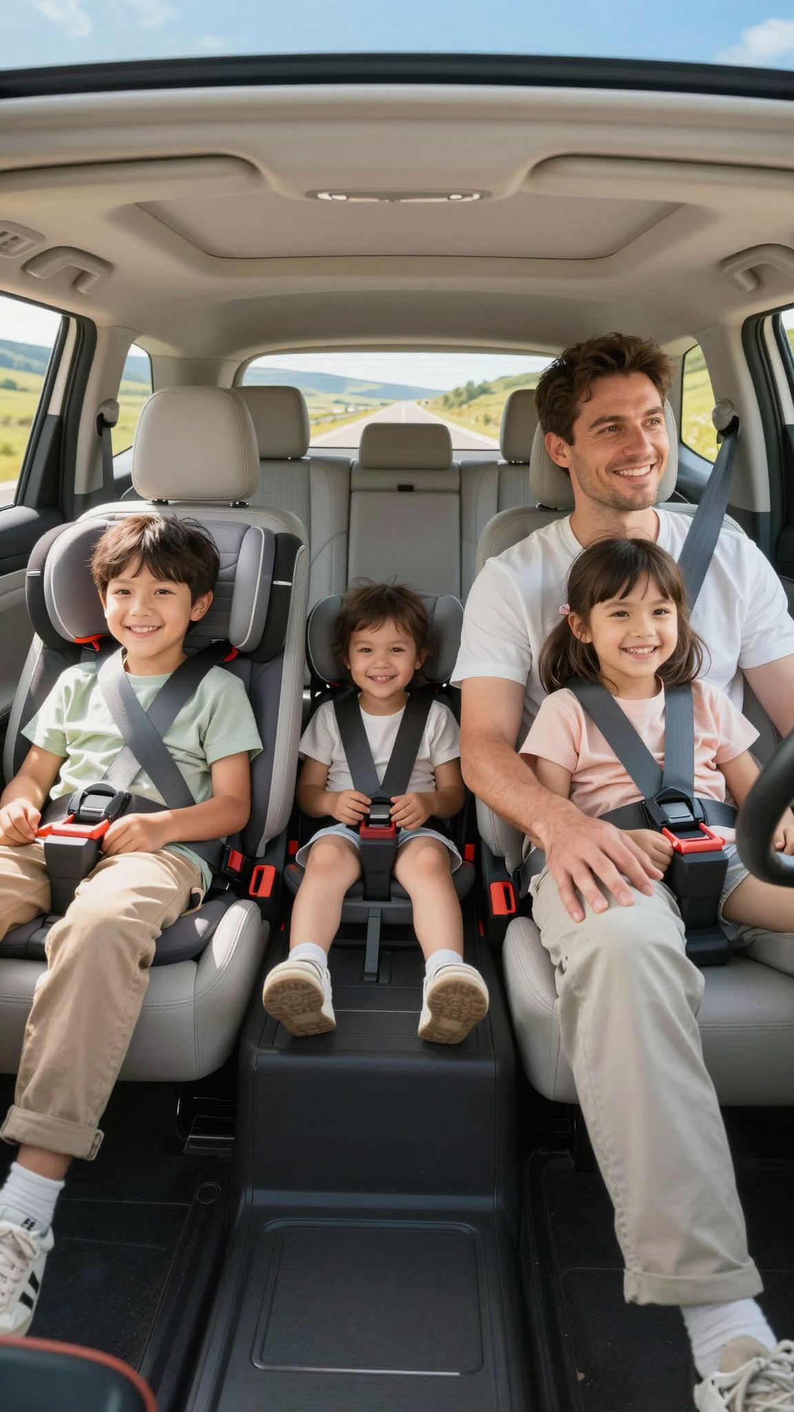 Az ergonomikus ülés növeli a kényelem és biztonságot.