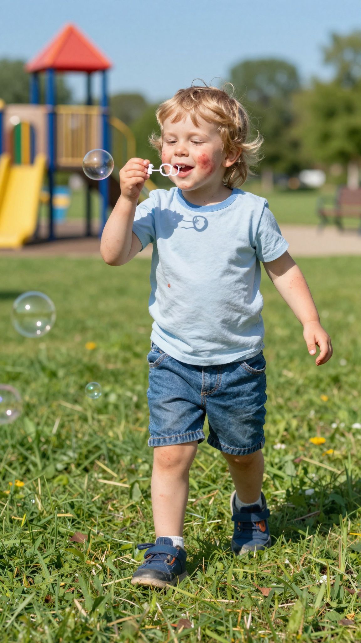 A vírusfertőzések gyakran bőrtünetekkel járnak gyermekeknél.