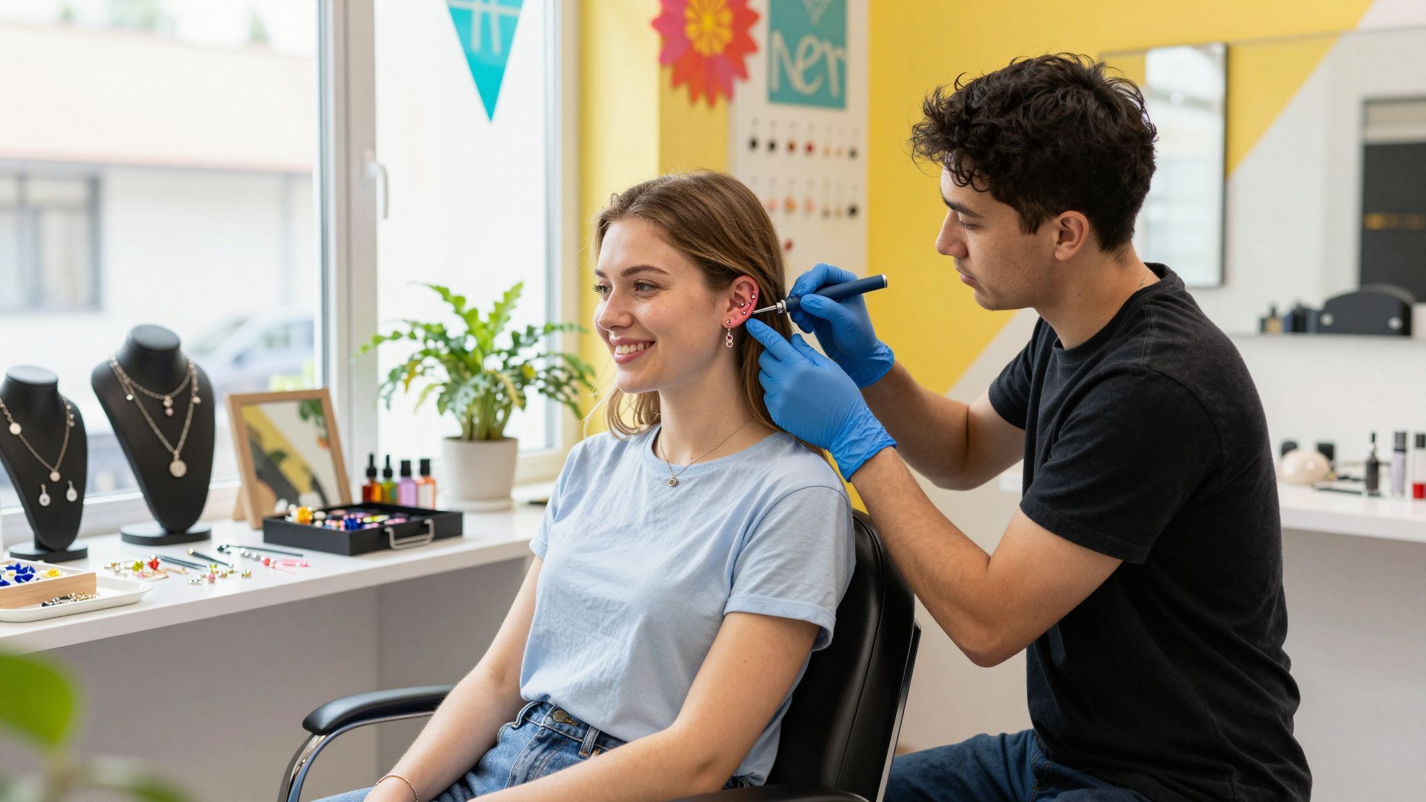 A füllyukasztás kevesebb fájdalommal és gyorsabb gyógyulással jár.