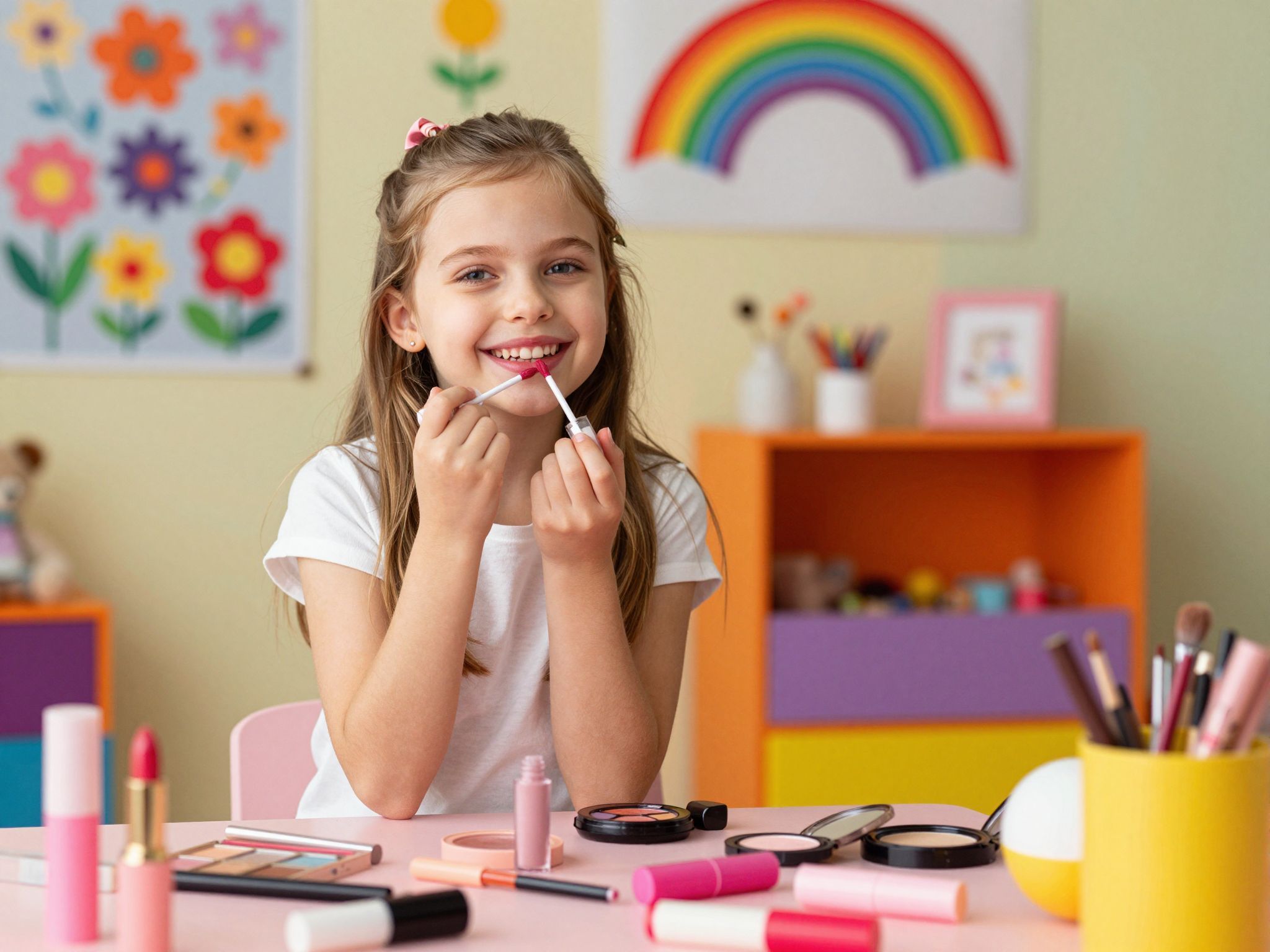 A smink korai használata csökkentheti az önértékelést.