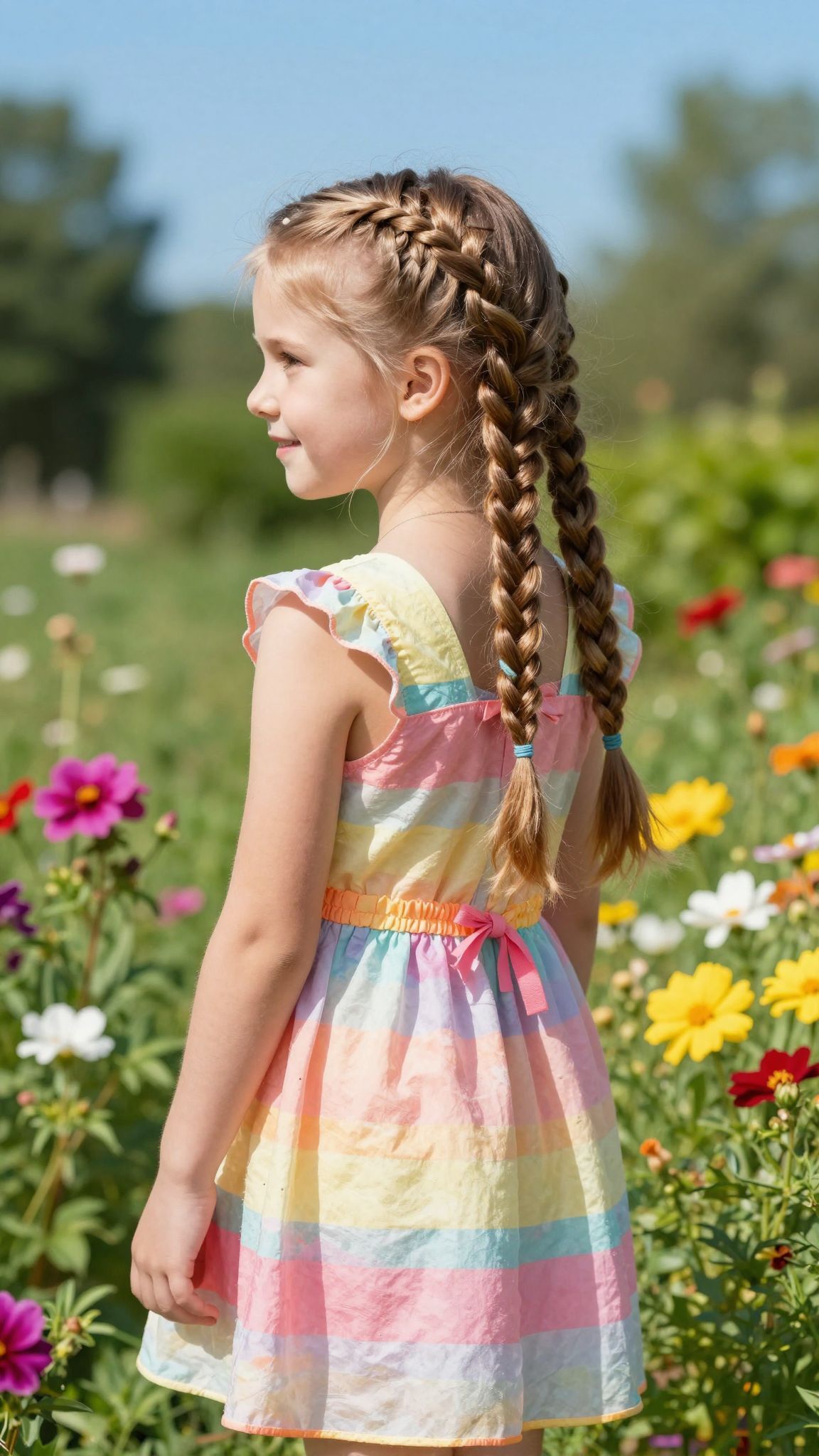 Válassz ruhát, ami kiegészíti a fonatos frizurát!