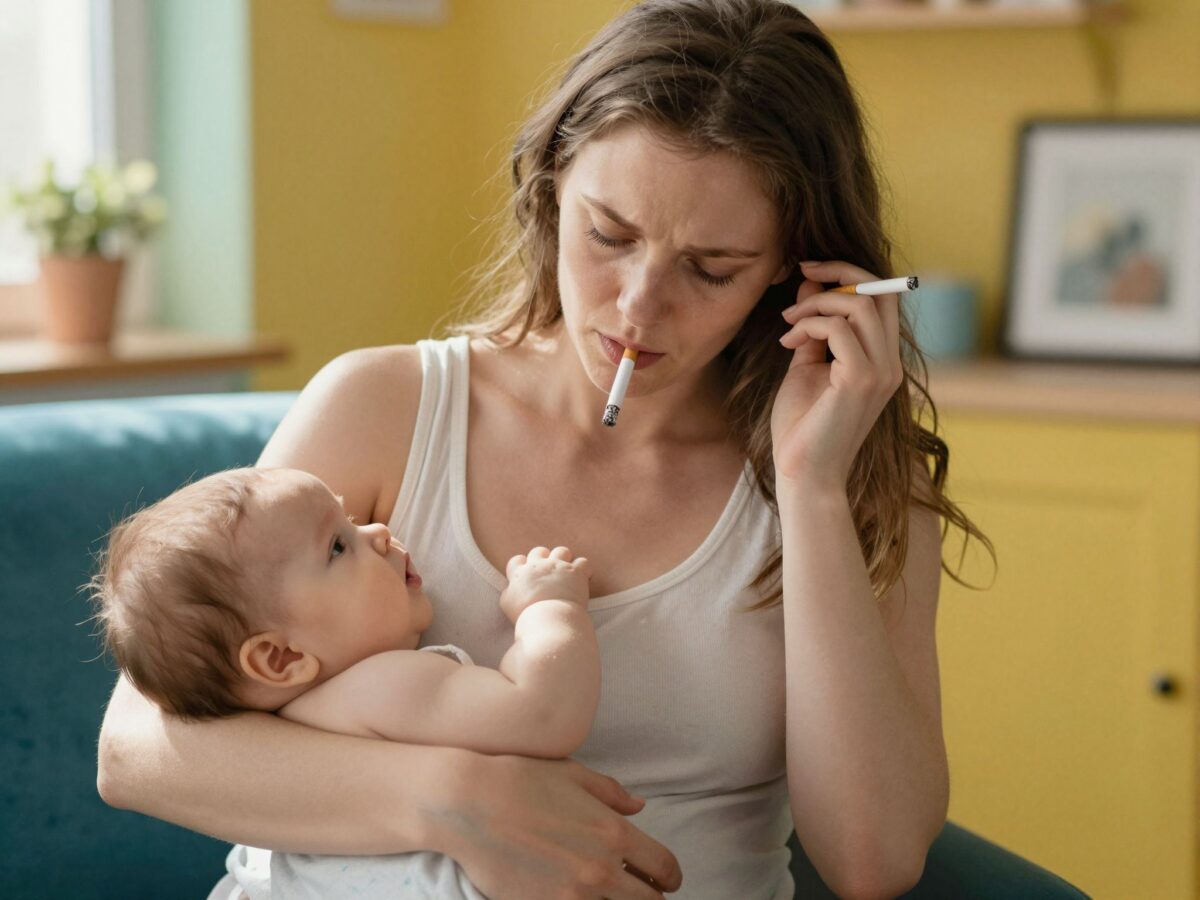 Szoptatás dohányzás mellett: mit tesz a nikotin a babával és hogyan hagyd abba