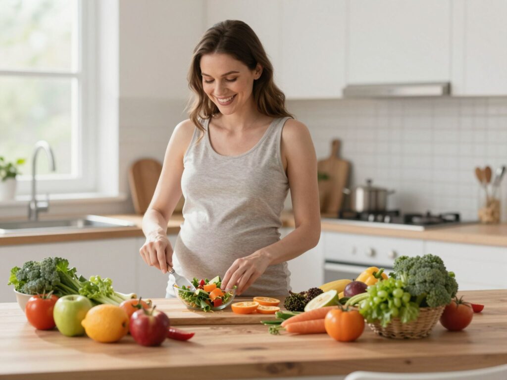 Terhességi étrend: a napi kalóriaszükséglet változása trimeszterenként