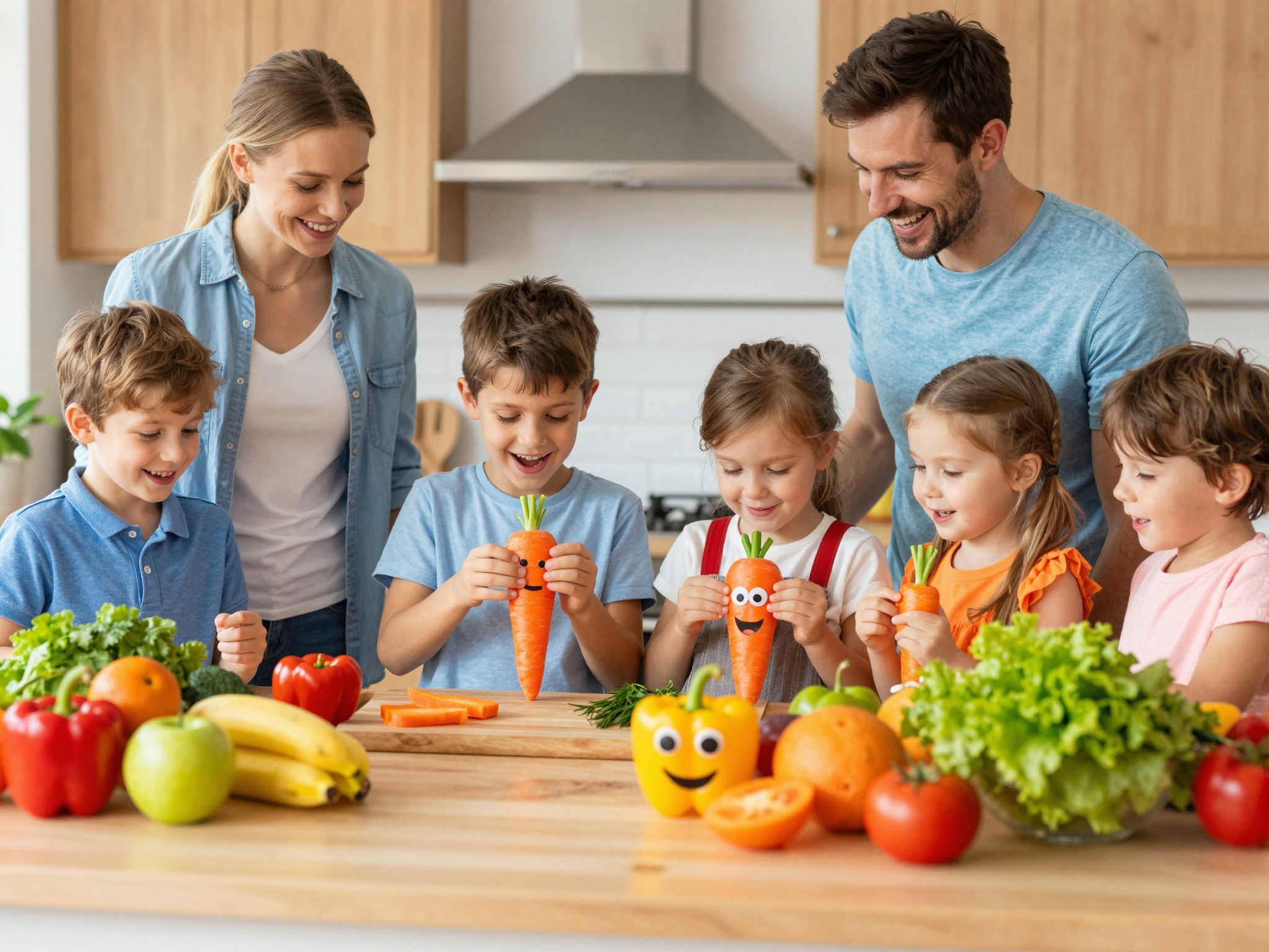 A közös főzés növeli a gyerekek étkezési kedvét.