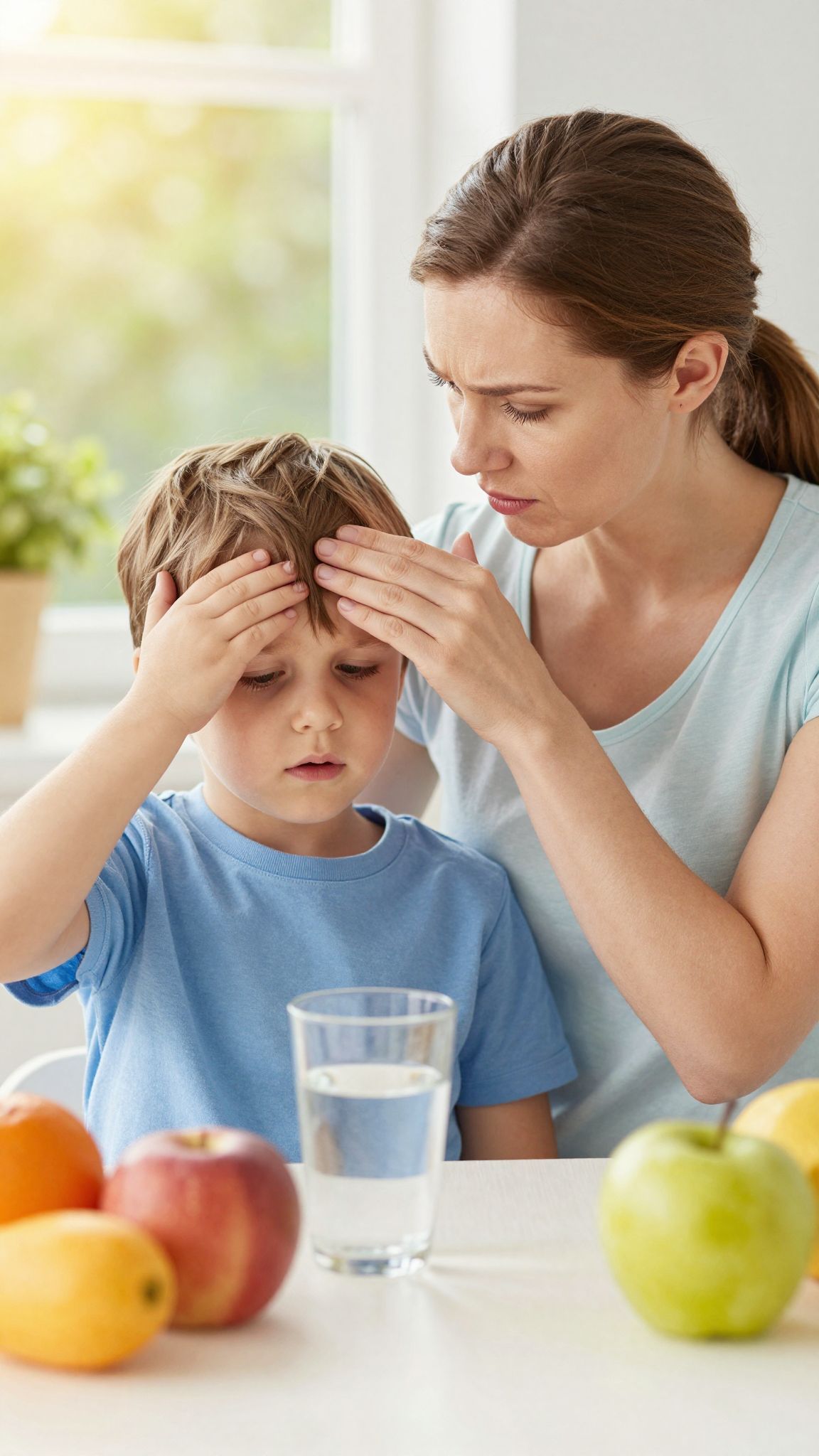 A dehidratáció súlyosbíthatja az influenza tüneteit gyermekeknél.