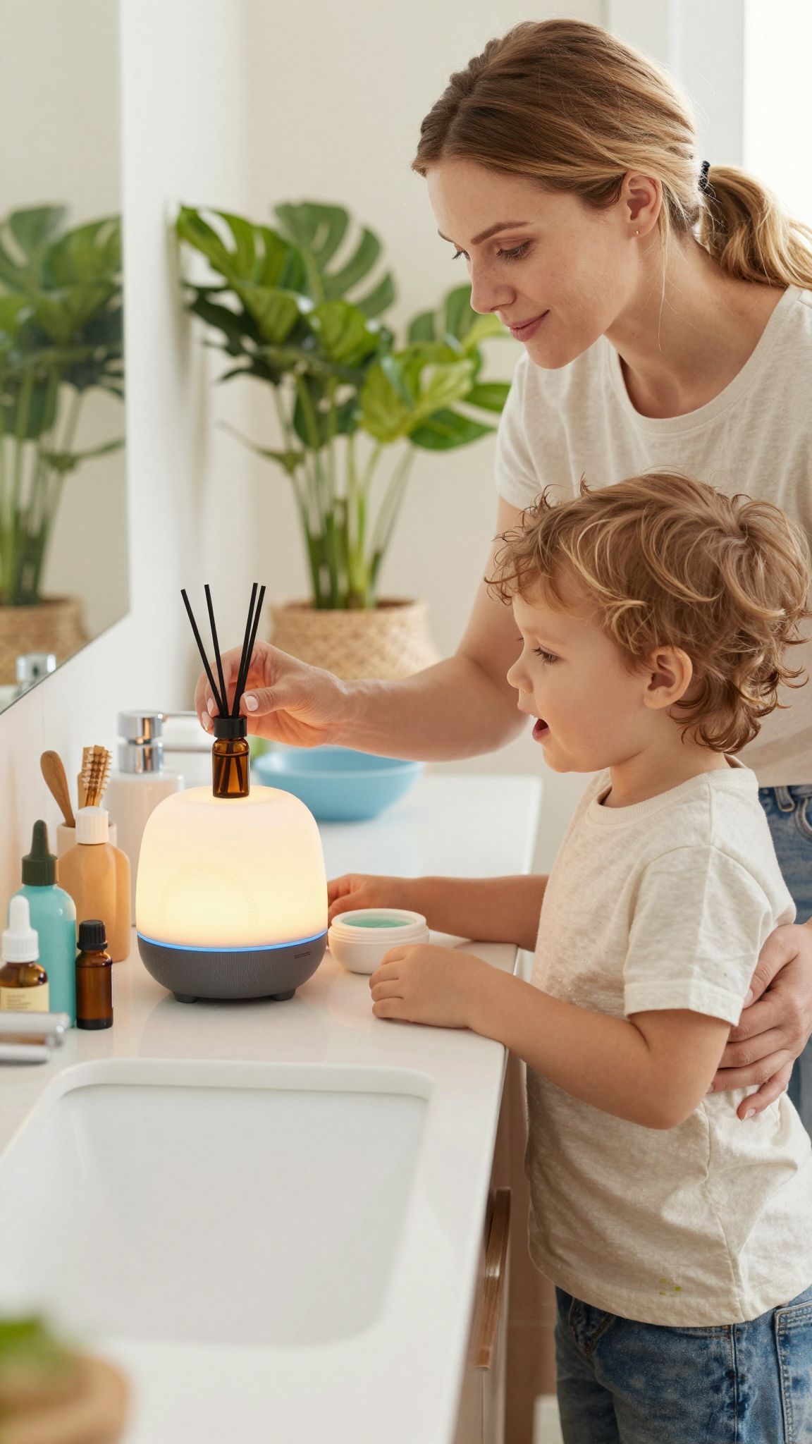 A diffúzóról a fürdővízbe is csepegtethetsz levendulát.