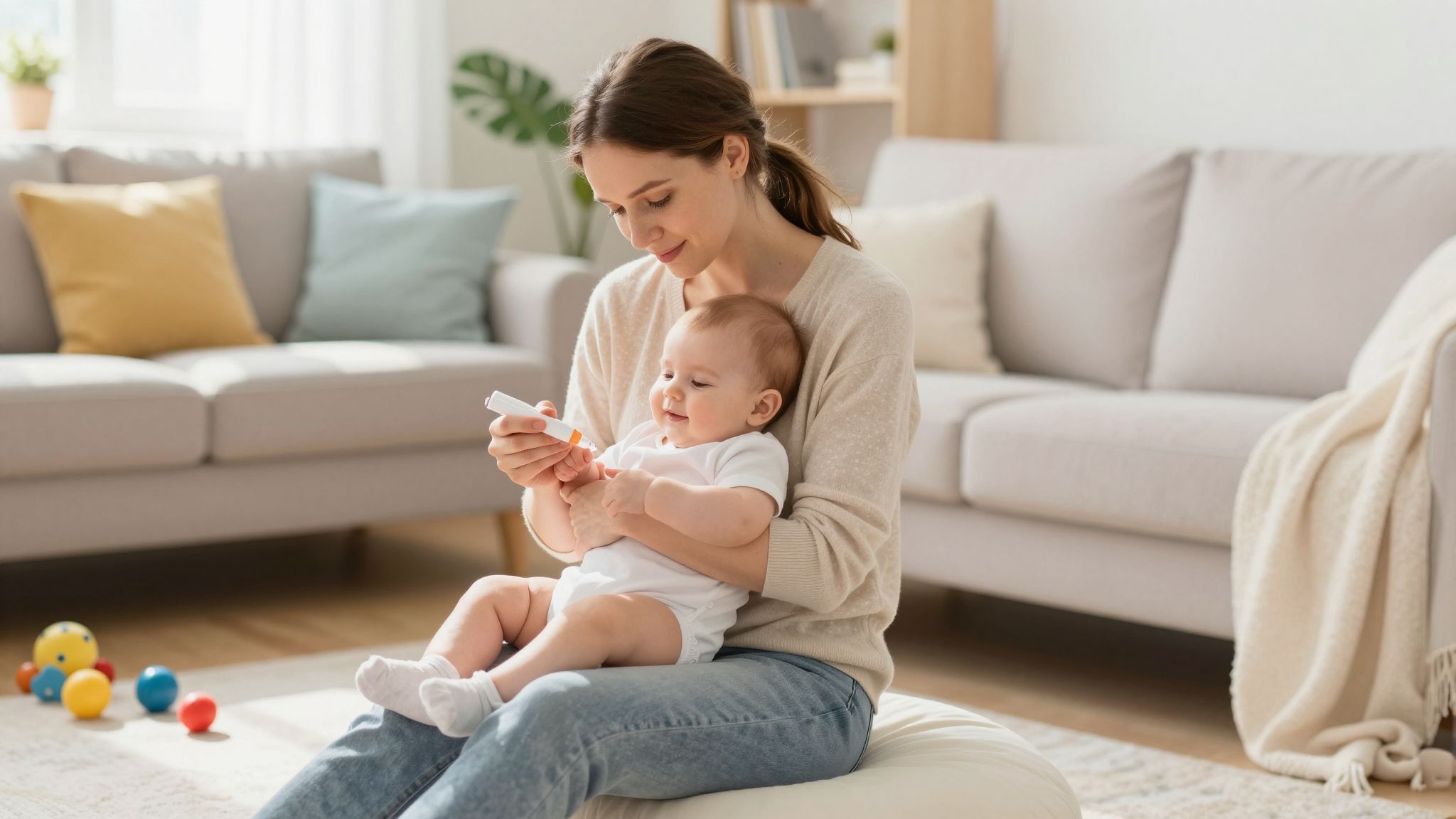 A megfelelő testhelyzet csökkentheti a babák stresszét.
