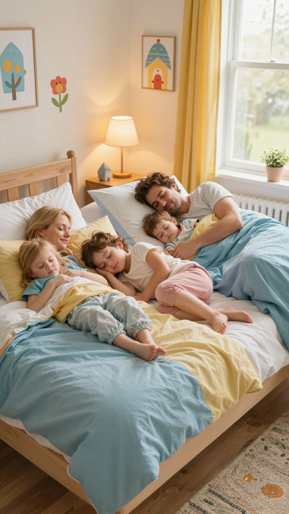 A közös alvás erősítheti a családi kötelékeket.