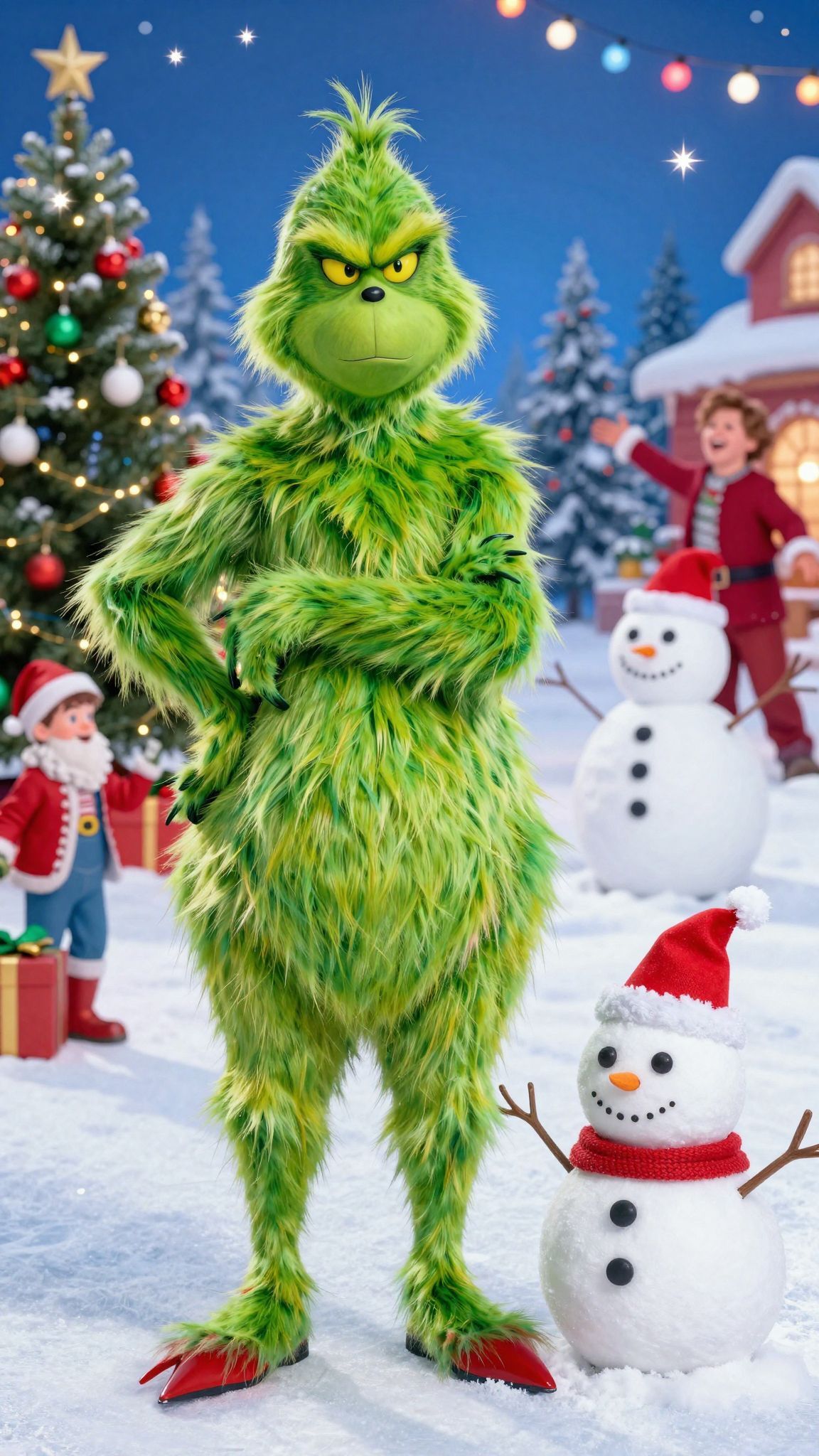 A Grincs karakterei a karácsonyi szellem ellen lázadnak.