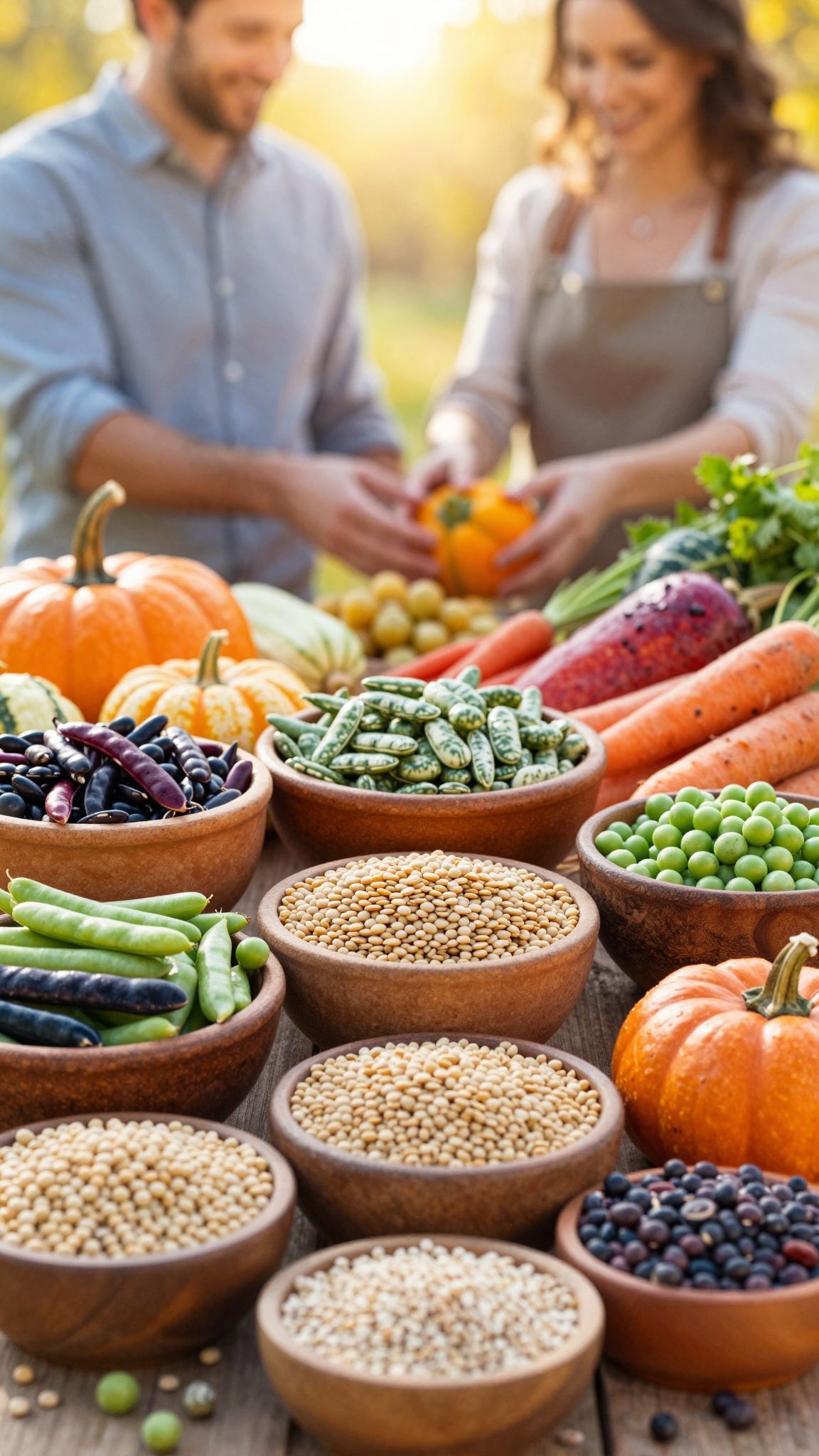 A hüvelyesek gazdagok folsavban, ami segíti a termékenységet.