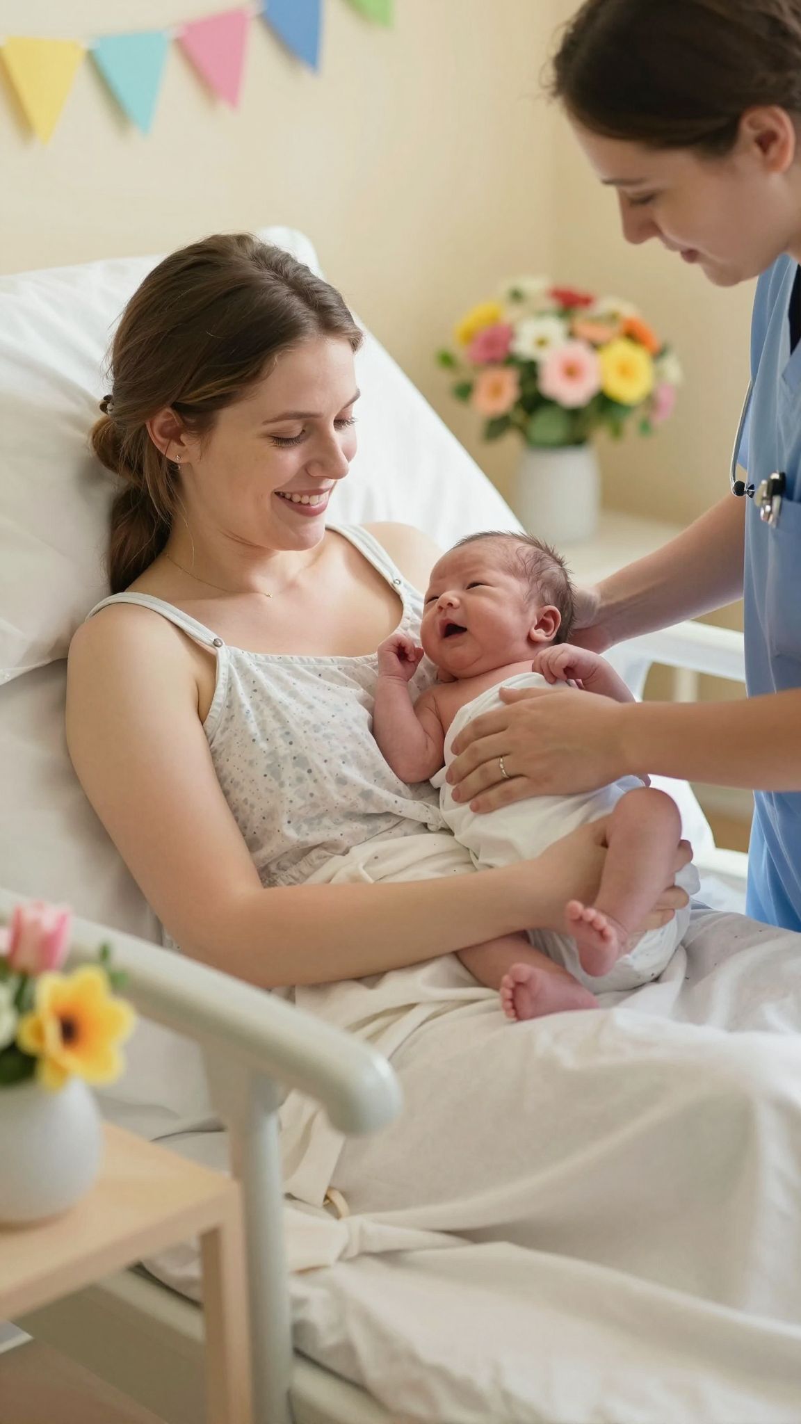 A születéskor a baba keringése gyorsan alkalmazkodik.