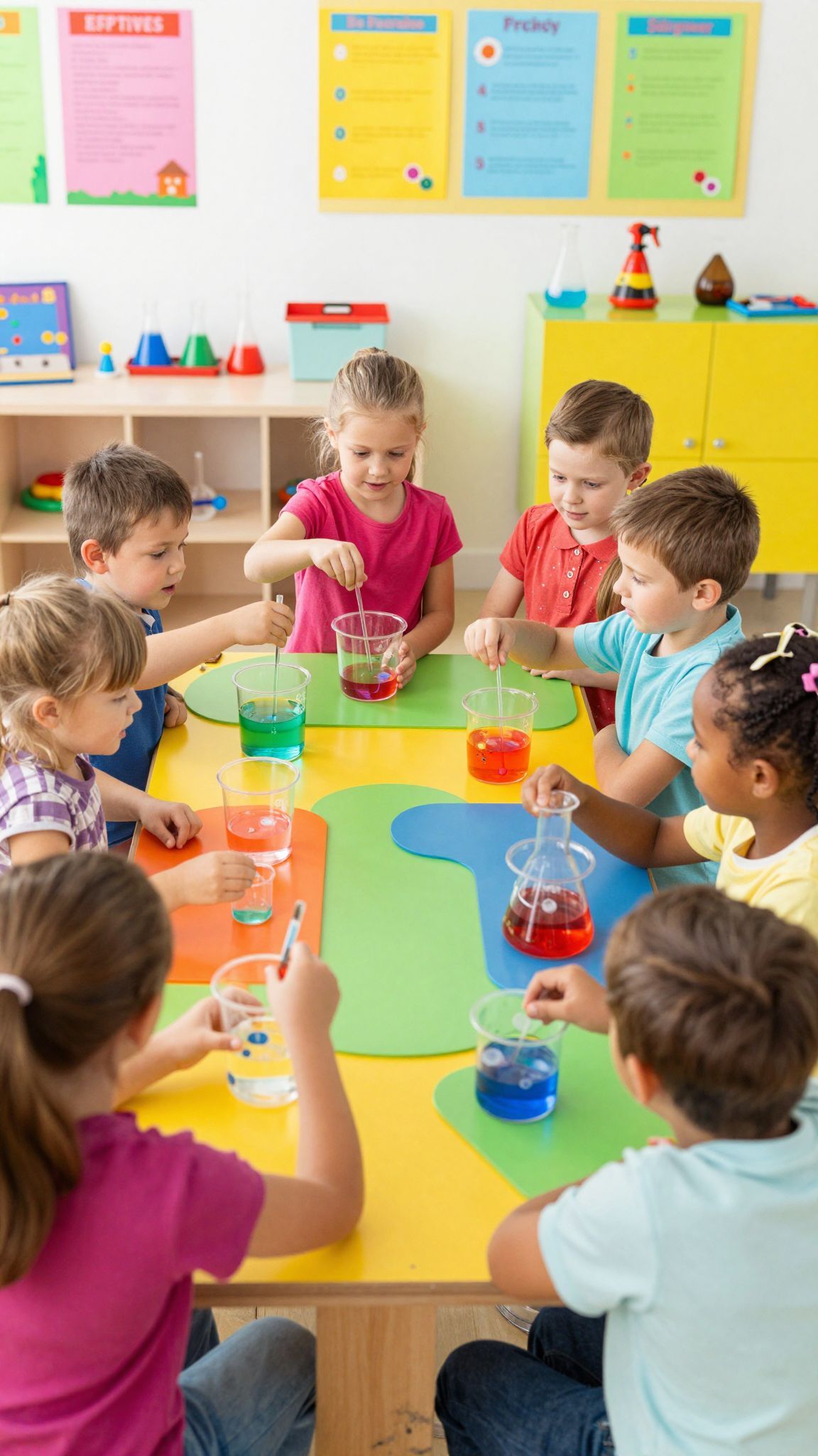 A kísérletezés összeköti a gyerekeket és fejleszti kreativitásukat.