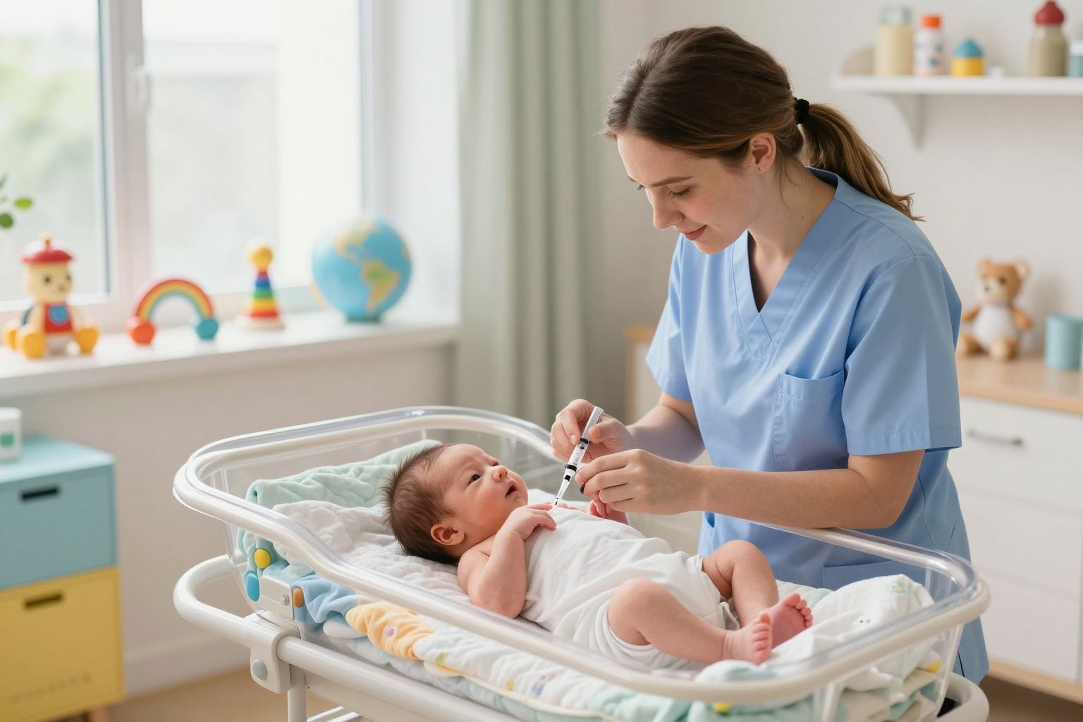 A koraszülöttek K-vitamin injekciója csökkenti a vérzési kockázatot.