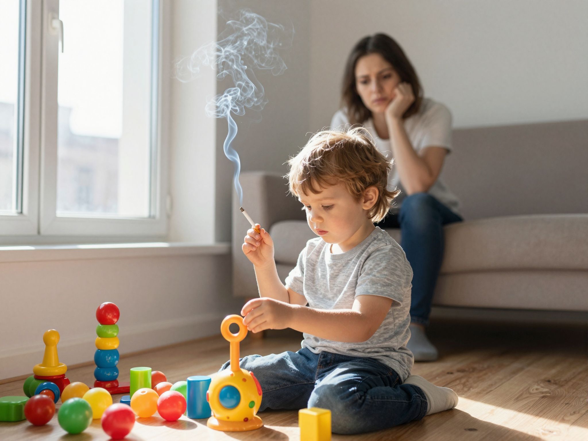 A passzív dohányzás súlyosan fokozza a légzőrendszeri problémákat.