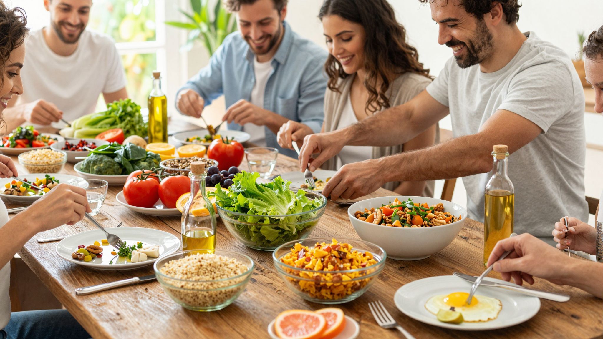 A mediterrán étrend gazdag antioxidánsokban és egészséges zsírokban.